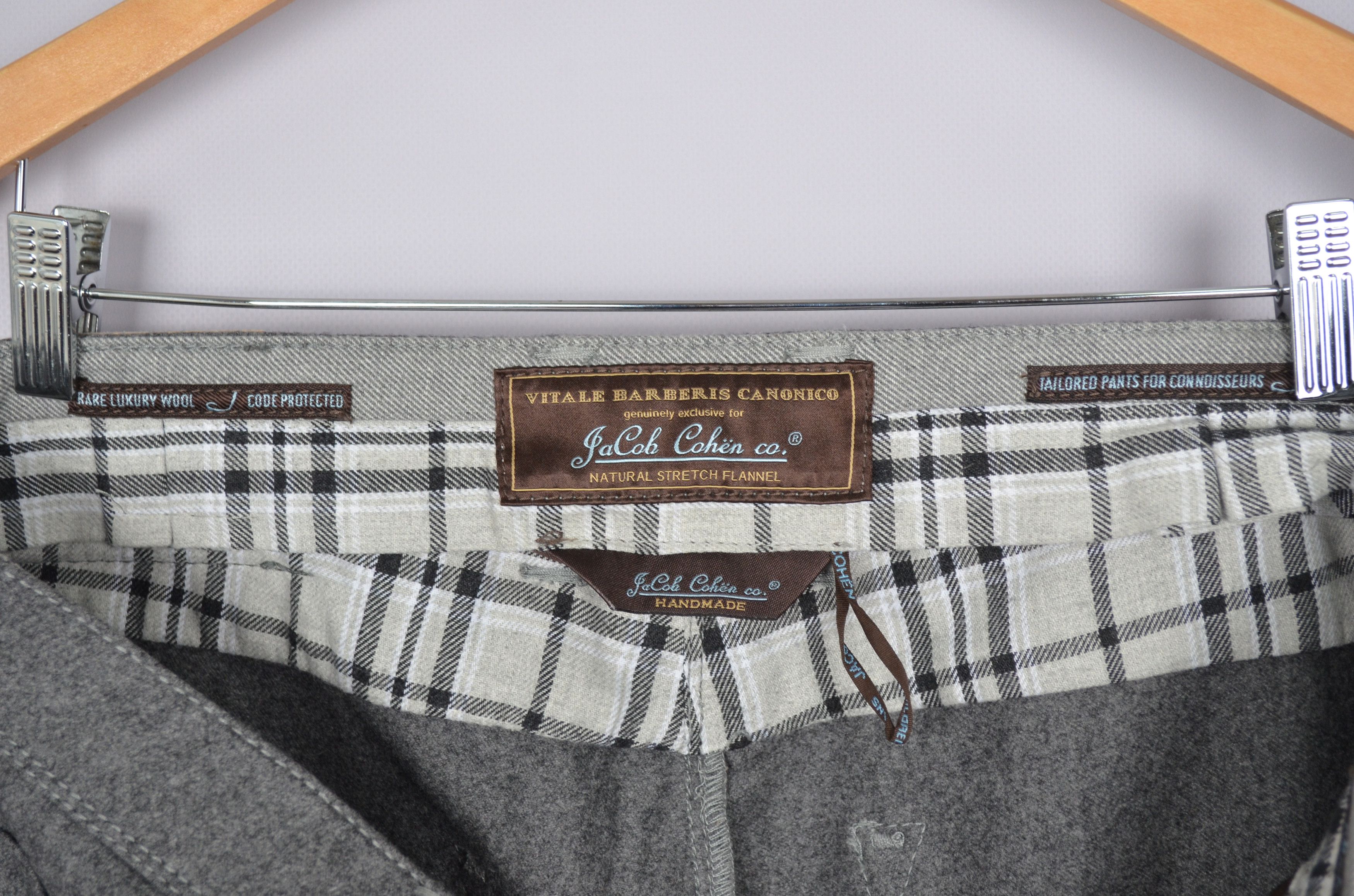 Designer × Jacob Cohen Jacob Cohen Vitale Barberis Canonico 688 Wool Pants W37 L32 Size US 37 - 12 Thumbnail