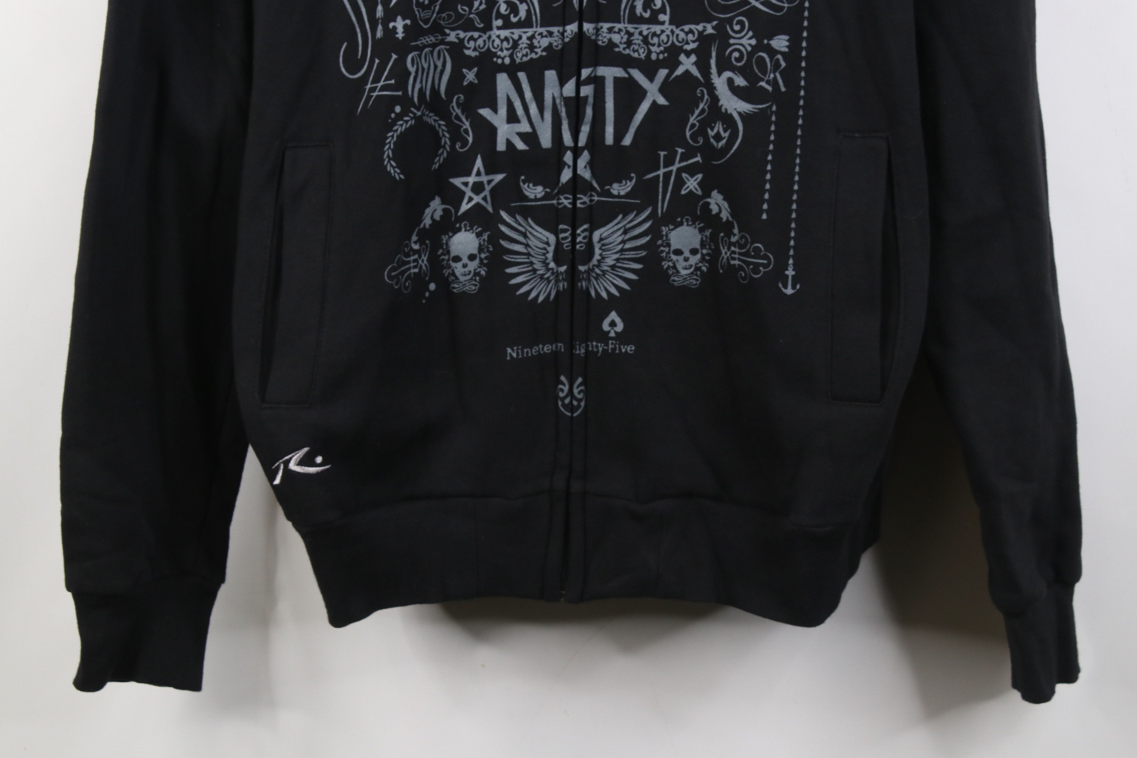 Rusty Vintage Rusty Surfing Skull Crest Full Zip Hoodie Sweatshirt Size US S / EU 44-46 / 1 - 3 Thumbnail