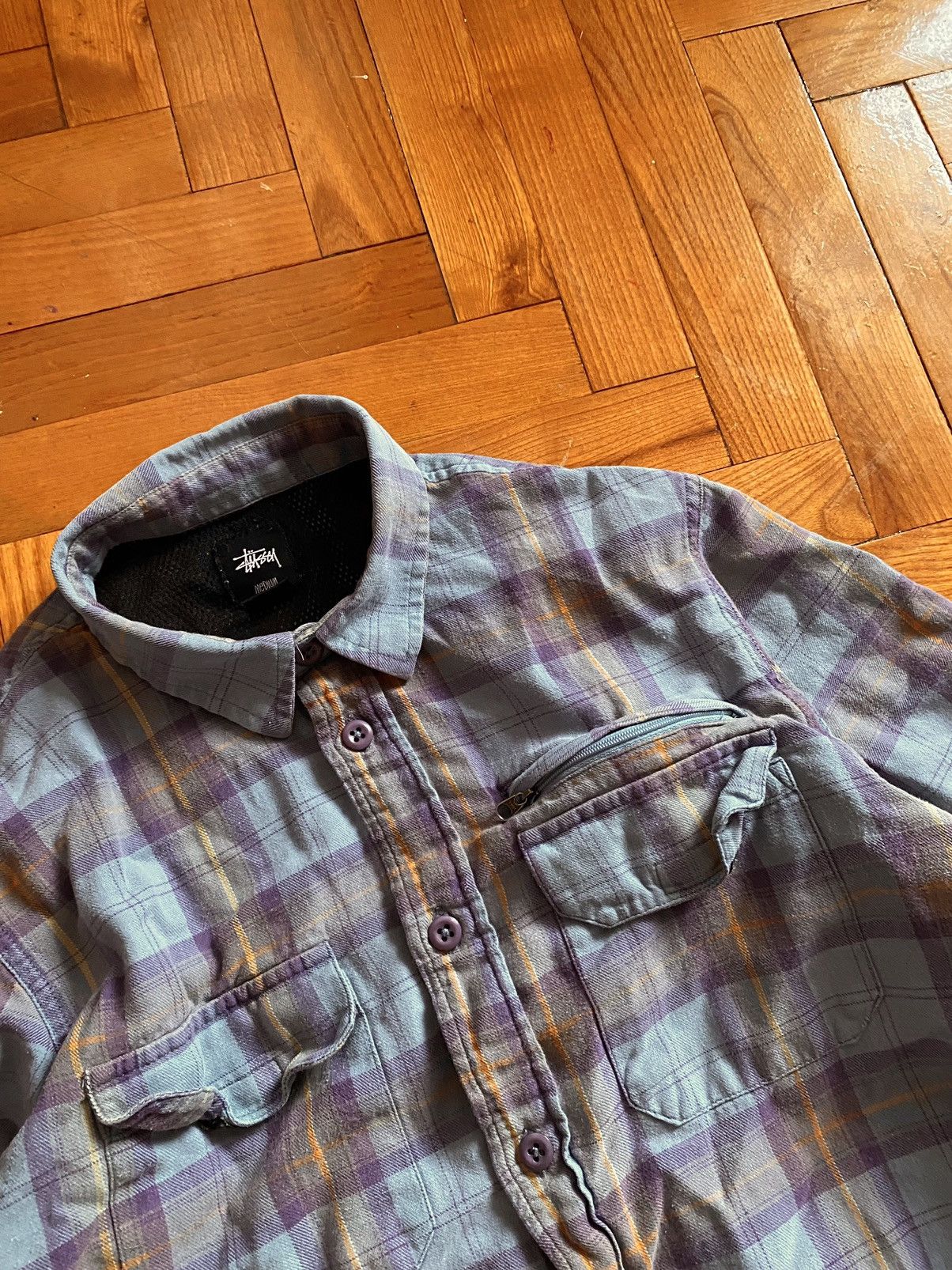Vintage 90s Stussy Button Up Breathable Shirt