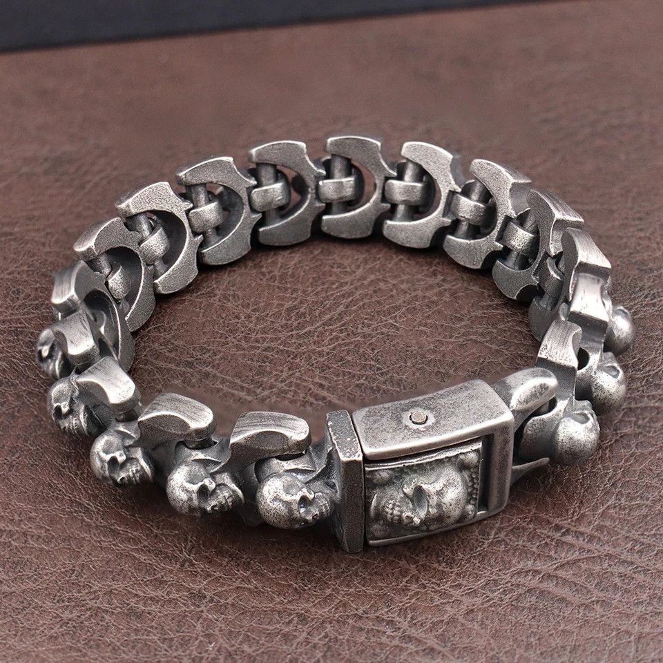 Other Trendy Domineering Skull Bracelet Size ONE SIZE - 2 Thumbnail