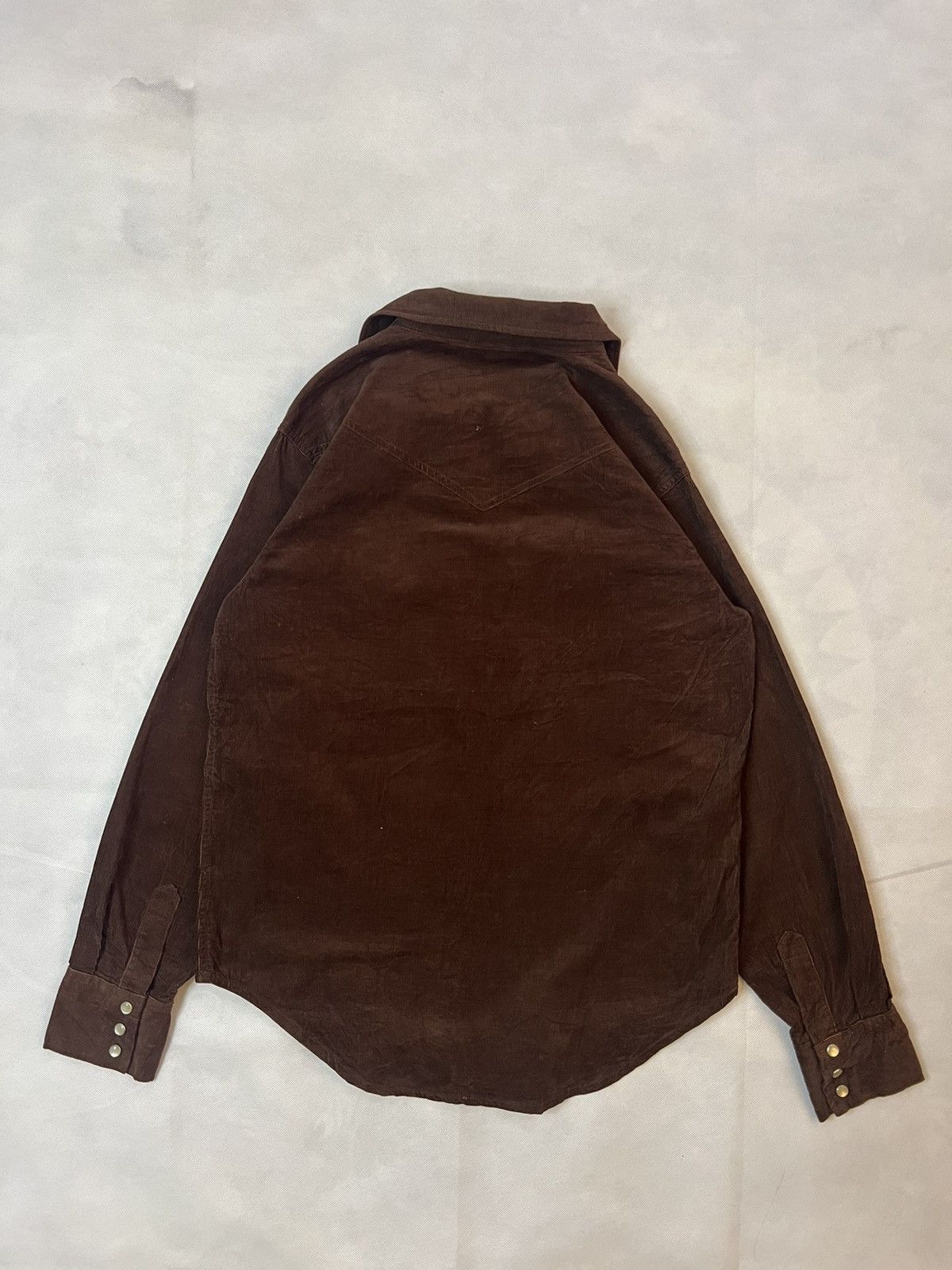 Japanese Brand Vtg Neyries Wear Western Brown Corduroy Shirt Size US M / EU 48-50 / 2 - 8 Thumbnail