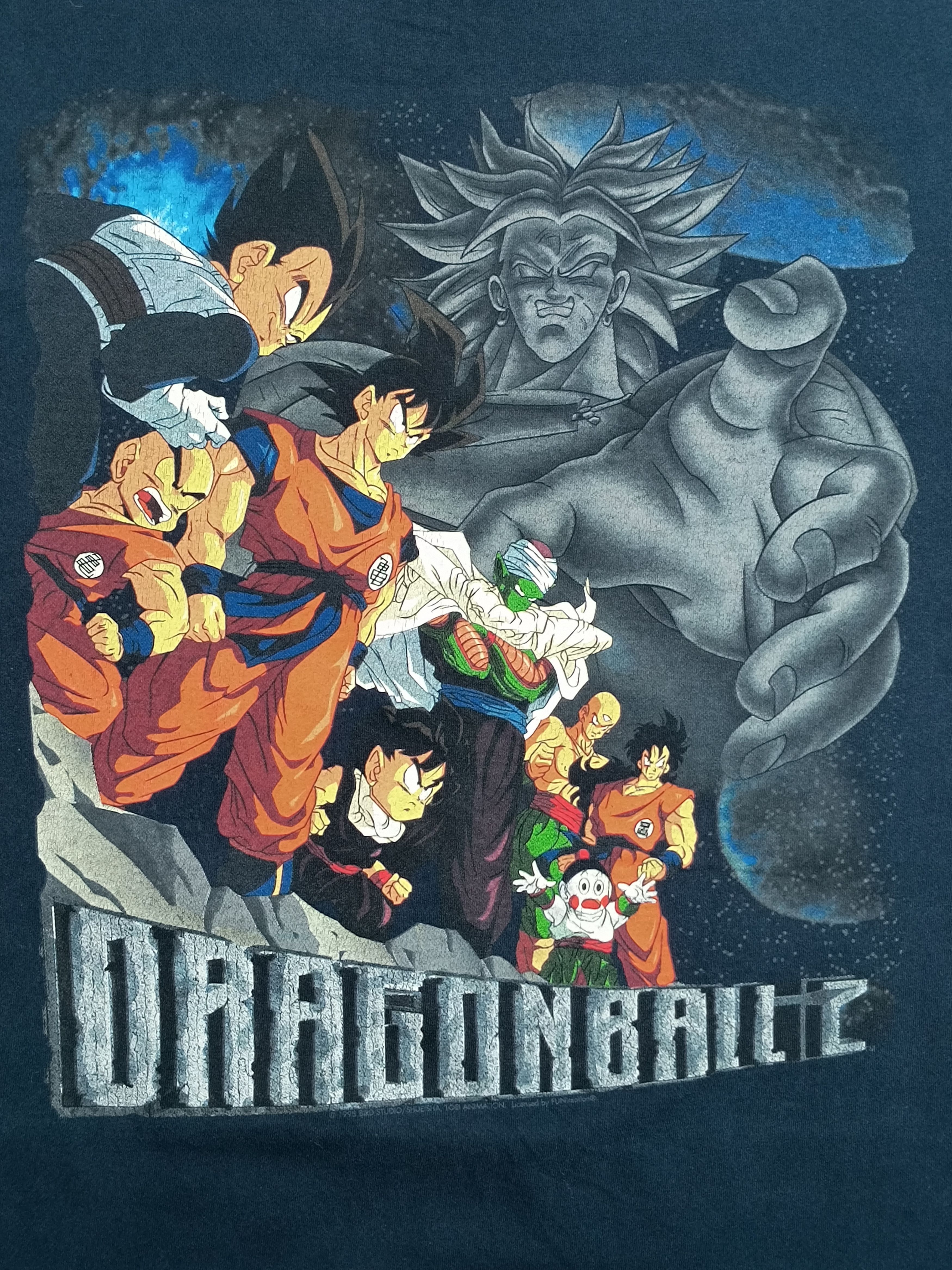 Vintage Dragonball Z Broly vs Z warriors 1997 tee