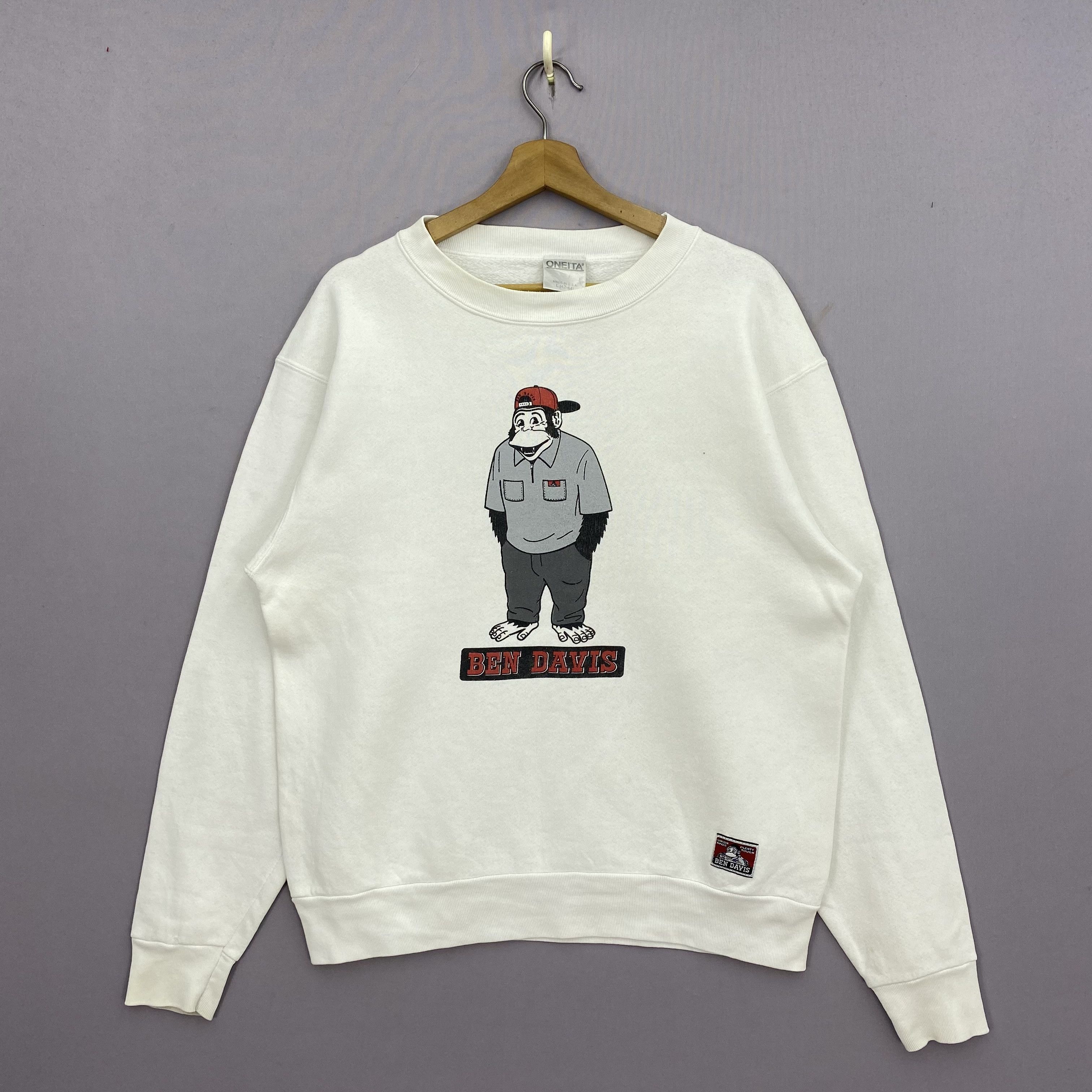 Ben Davis Vintage 90s Ben Davis Sweater Sweatshirt Jumper Size US S / EU 44-46 / 1 - 1 Thumbnail