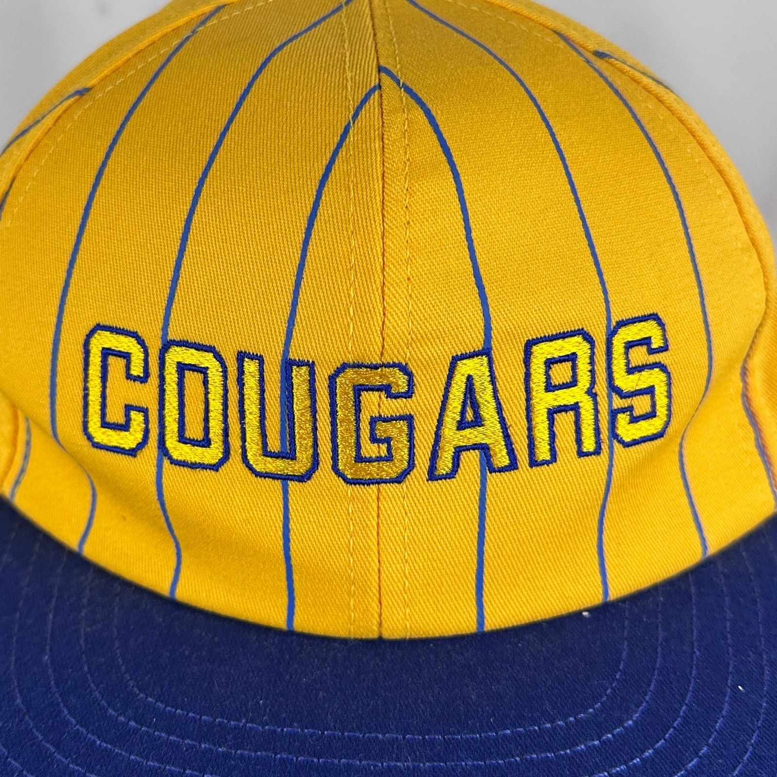 Vintage Vintage Cougars Yellow SnapBack Hat Size ONE SIZE - 2 Thumbnail