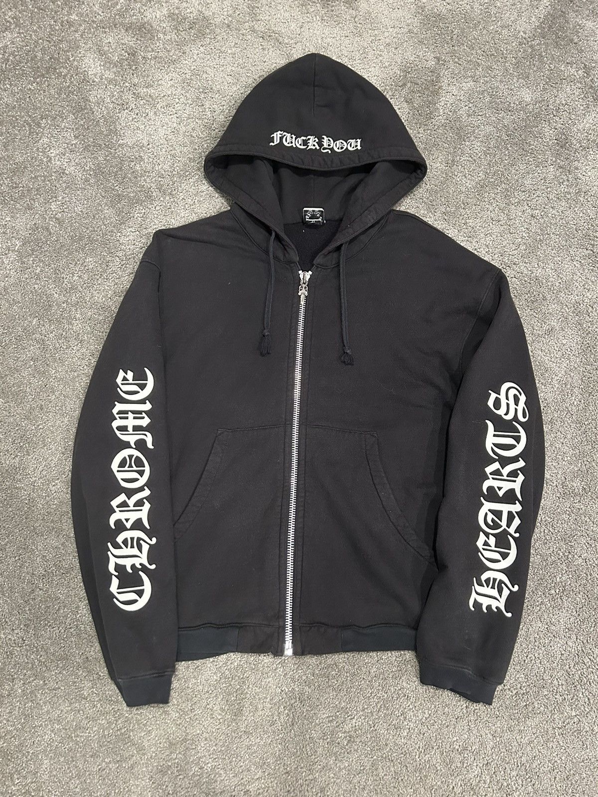 *SUPER RARE* Chrome Hearts “Fuck You” Zip Up Hoodie