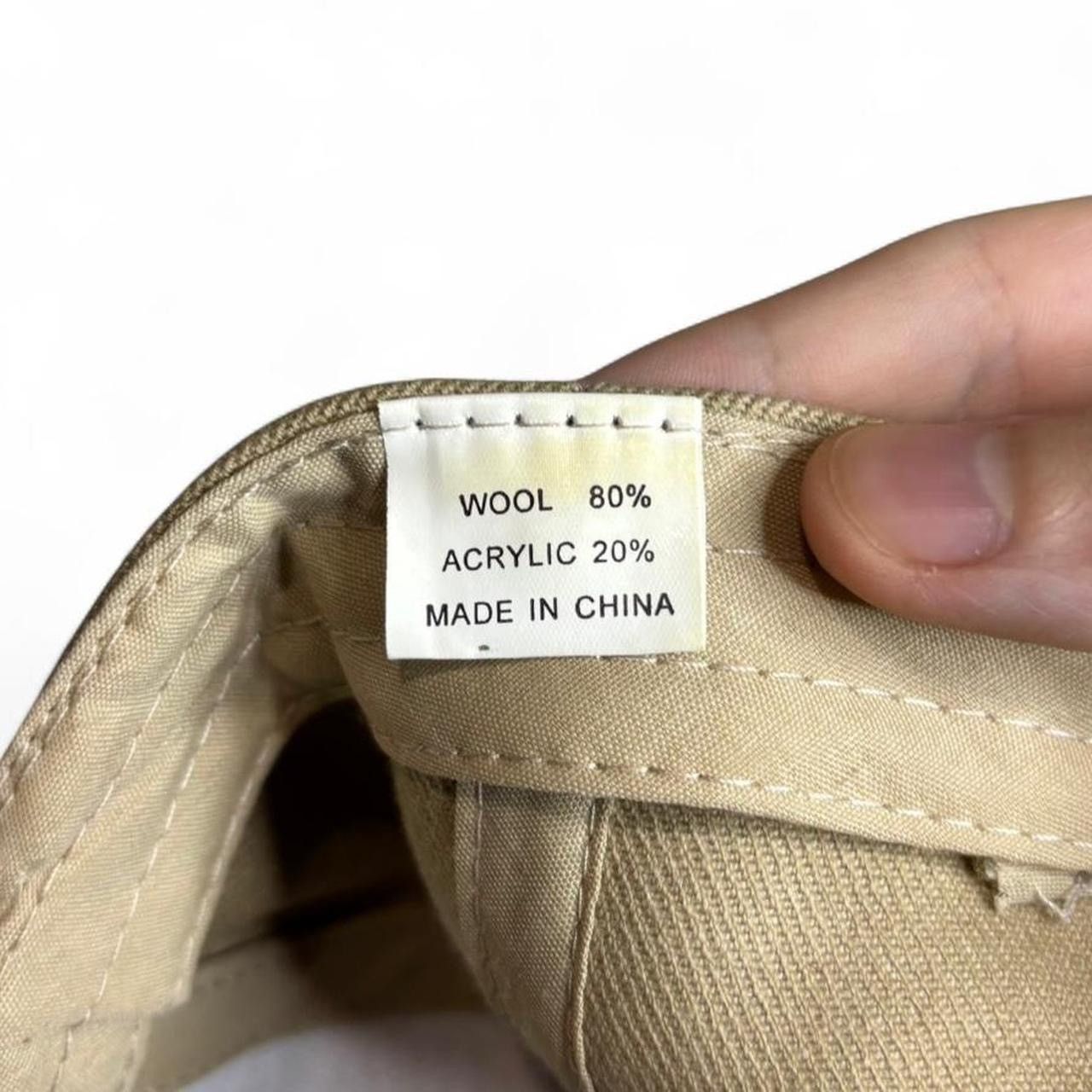 Vintage Vintage I Love New York Beige Wool Blend Embroidered Cap Hat Size ONE SIZE - 7 Thumbnail