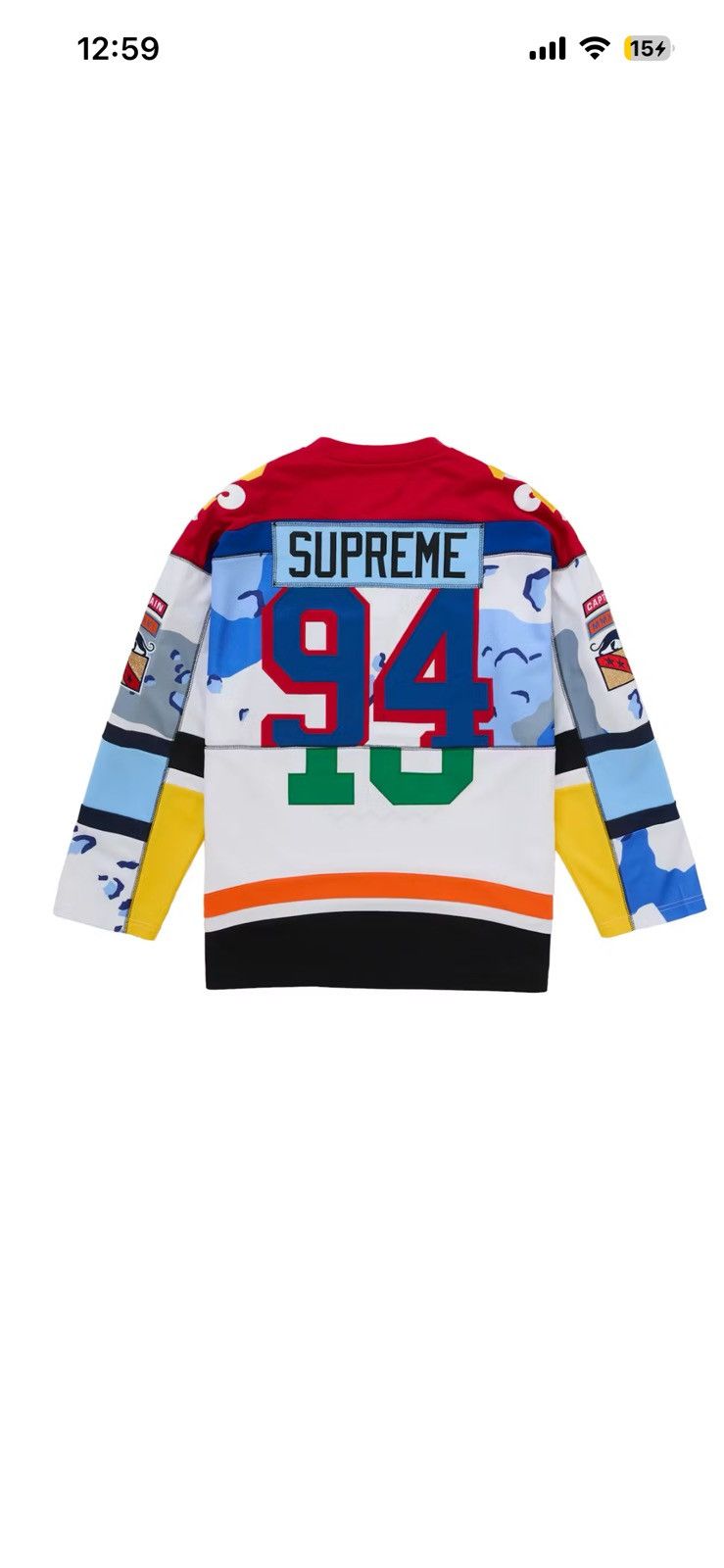 Supreme Supreme Paneled Hockey Jersey Size US M / EU 48-50 / 2 - 12 Thumbnail