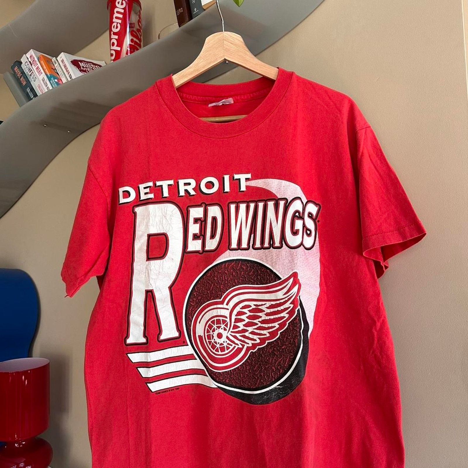 Hanes × NHL × Vintage Vintage 1993 Detroit Red Wings Shirt Size US L / EU 52-54 / 3 - 2 Thumbnail