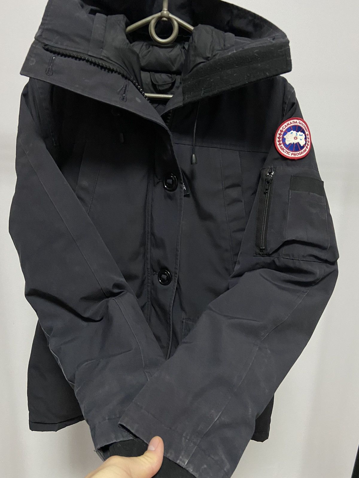 Canada Goose × Vintage Canada goose montebello jacket parka patch small logo womans Size M / US 6-8 / IT 42-44 - 13 Thumbnail