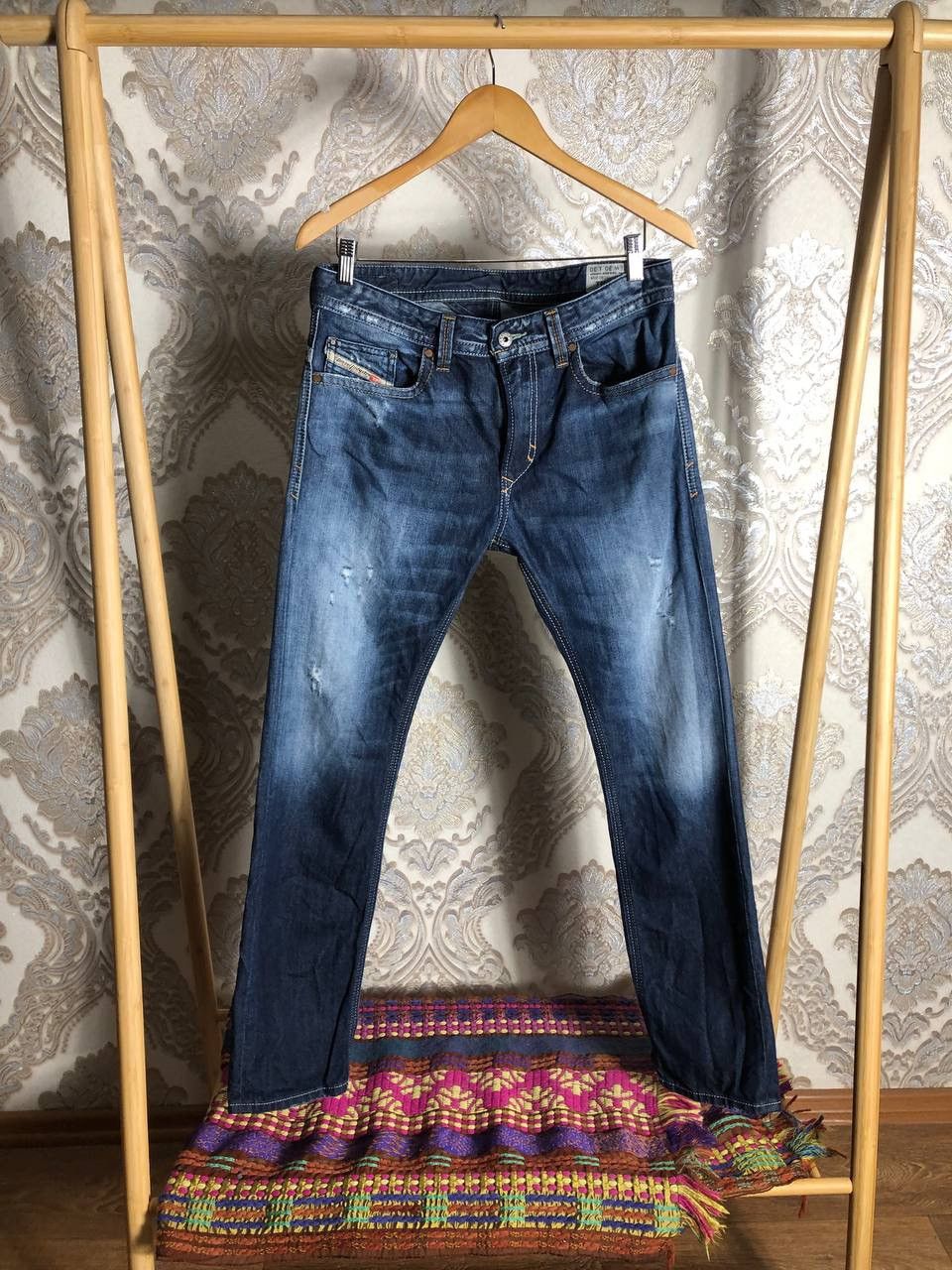 Diesel VINTAGE DIESEL INDUSTRY DENIM DIVISION JEANS CASUAL Y2K 90s Size US 30 / EU 46 - 1 Thumbnail