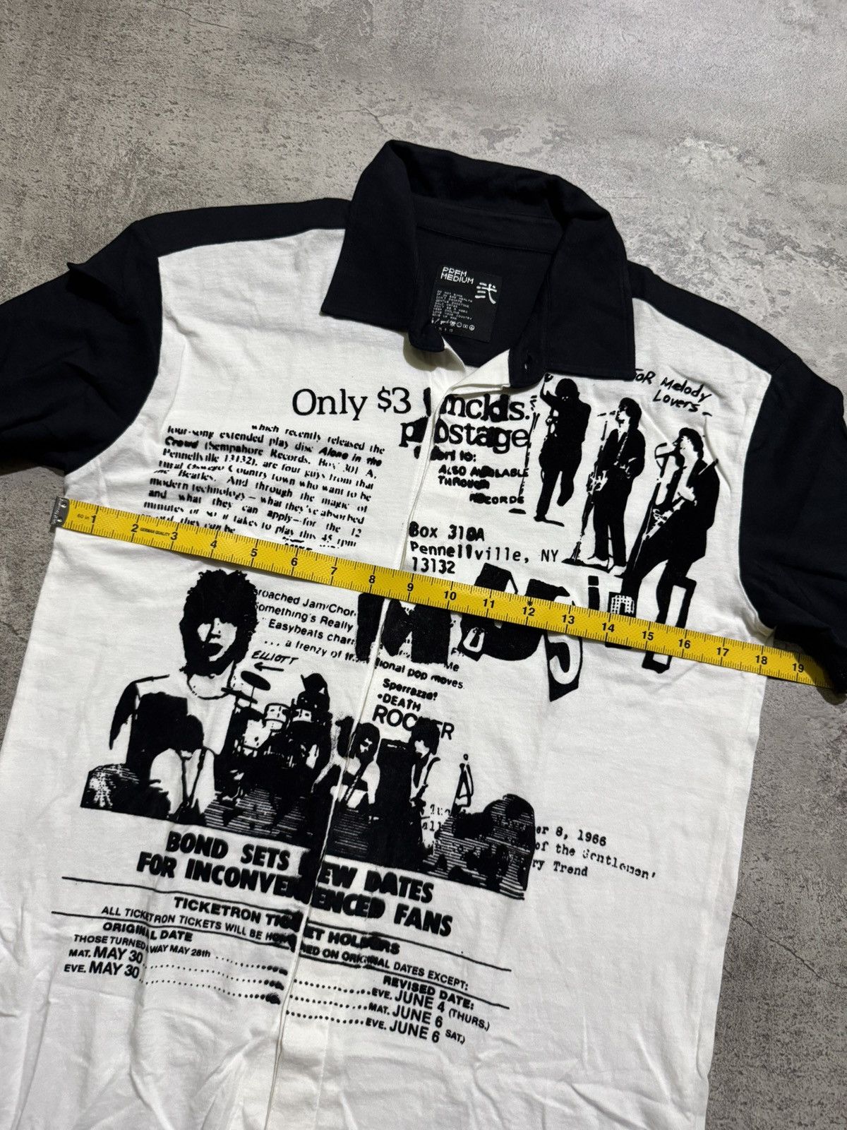 PPFM SS2009 PPFM GRAPICH MUSIC IFSIXWASNINE POLO SHIRT Size US M / EU 48-50 / 2 - 7 Thumbnail