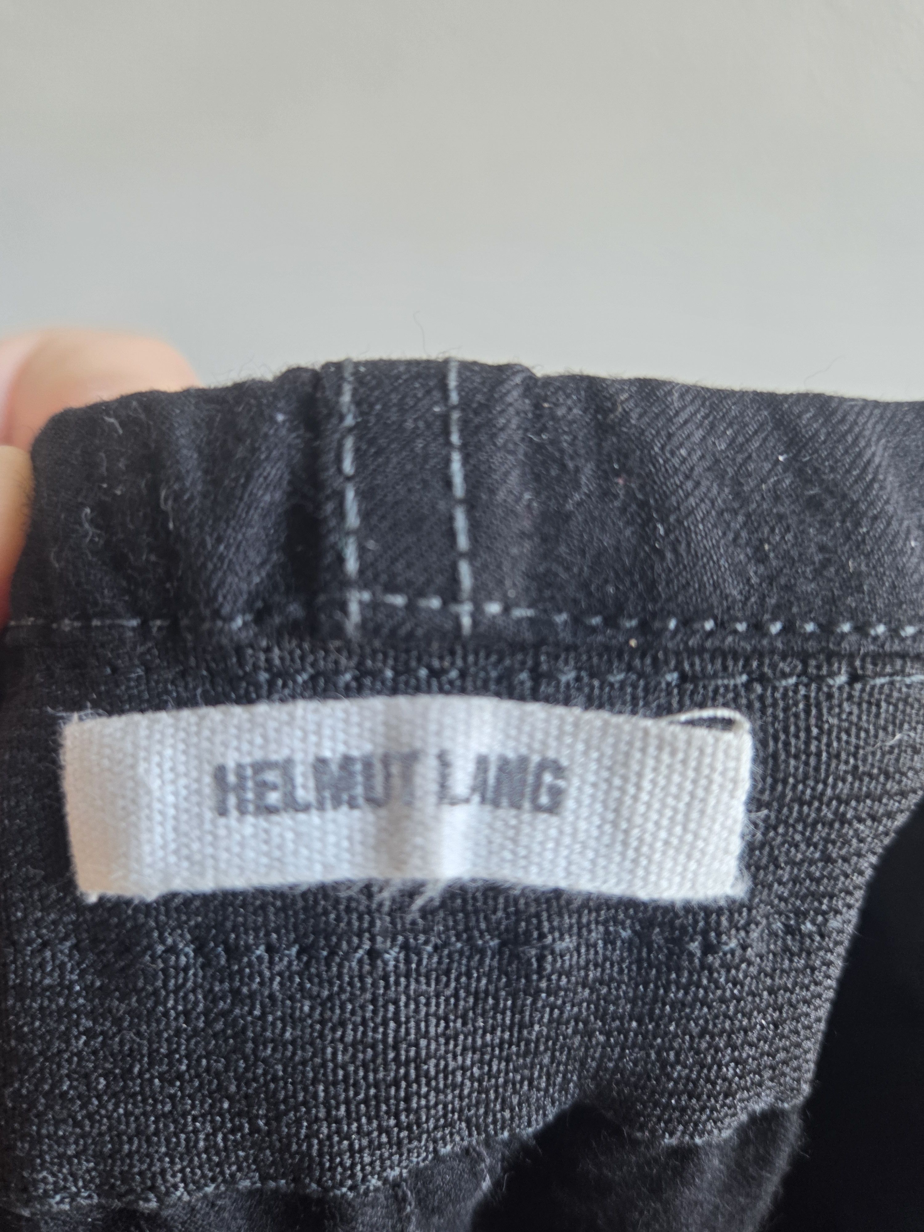 Helmut Lang Felted Wool Suiting Elastic Waist Trousers Size US 30 / EU 46 - 4 Thumbnail