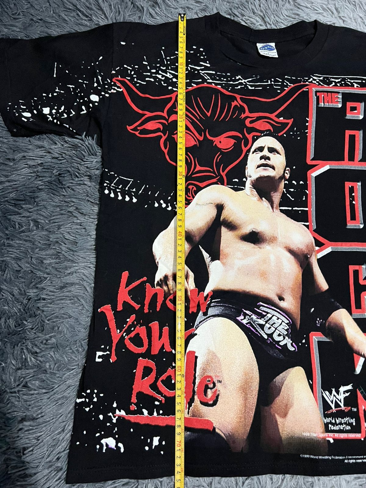 WWE VINTAGE , THE ROCK all print WWE Size US L / EU 52-54 / 3 - 6 Thumbnail