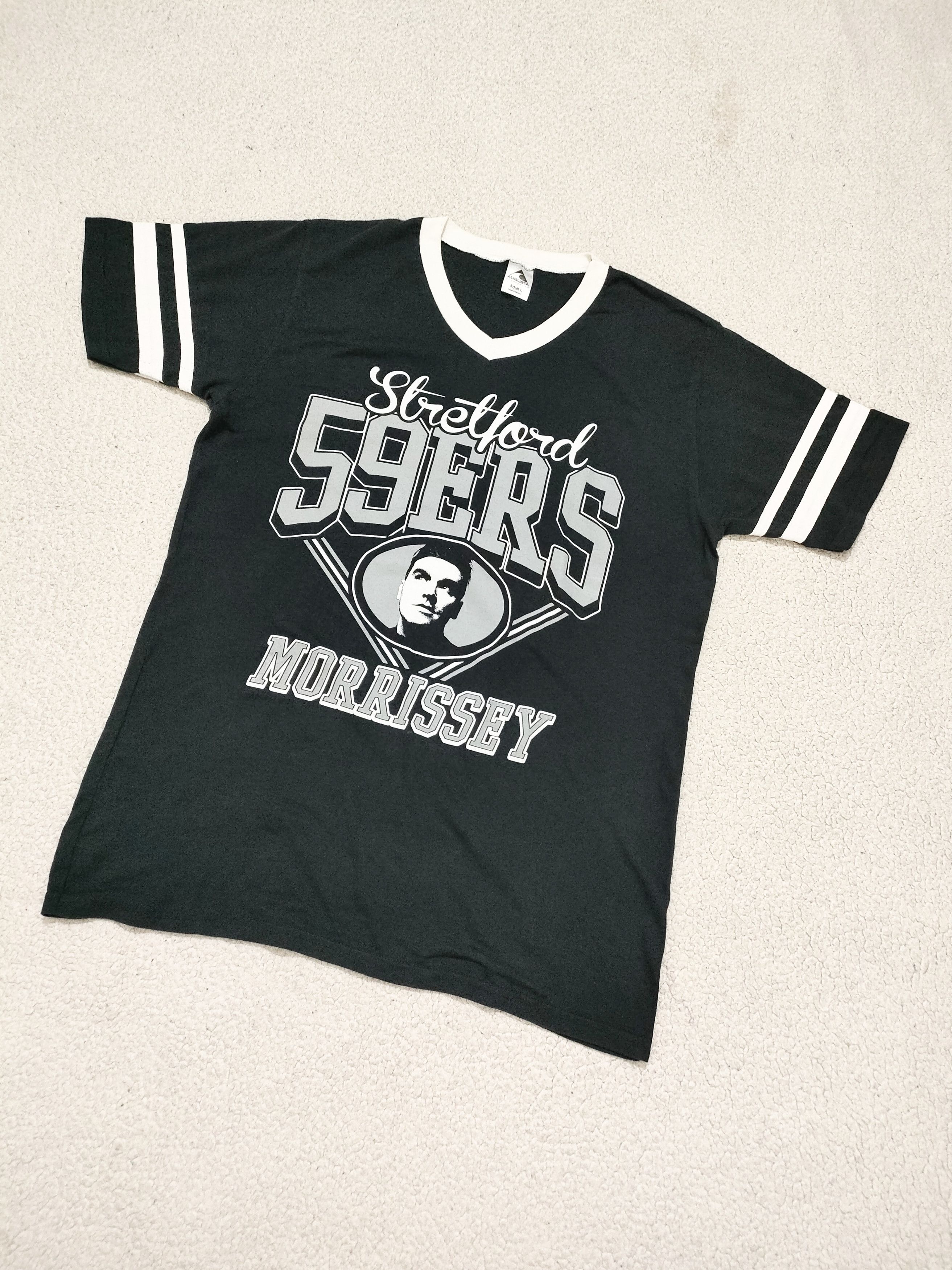 Band Tees Y2K Vintage MORRISSEY STREFFORD 59ERS Tee The Smiths Size US L / EU 52-54 / 3 - 2 Thumbnail