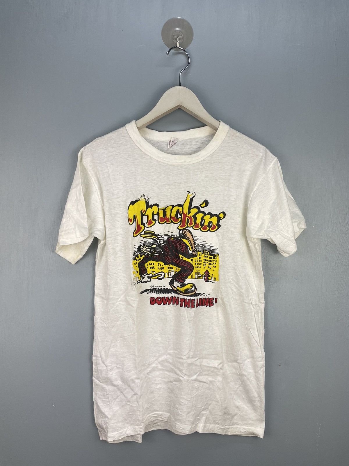 Vintage Vintage 60s R.Crumb truckin t shirt Size US M / EU 48-50 / 2 - 1 Thumbnail