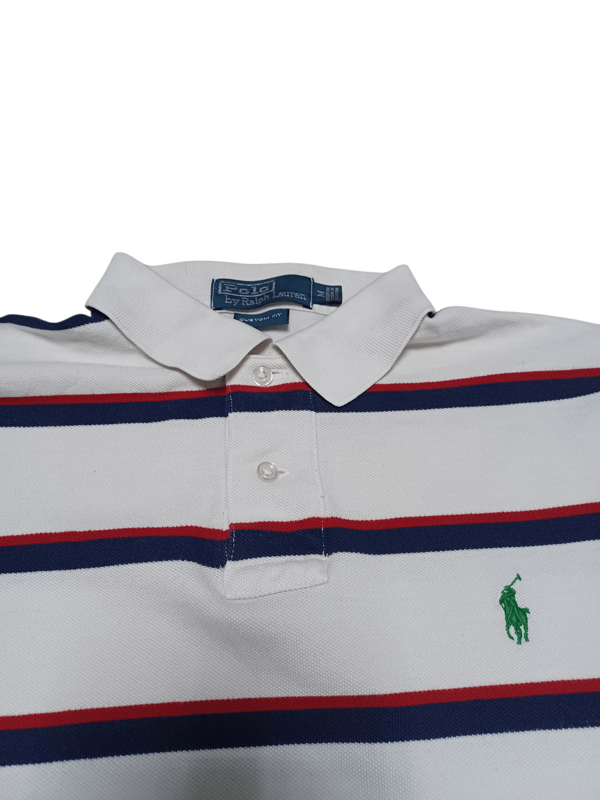 Polo Ralph Lauren POLO RALPH LAUREN VINTAGE LUXURY OLDMONEY STRIPED POLO SHIRT Size US M / EU 48-50 / 2 - 2 Thumbnail