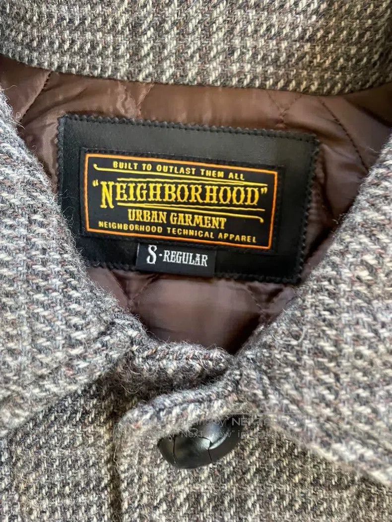 Neighborhood Neighborhood Mid-Length Houndstooth Trench Coat Size US S / EU 44-46 / 1 - 3 Thumbnail