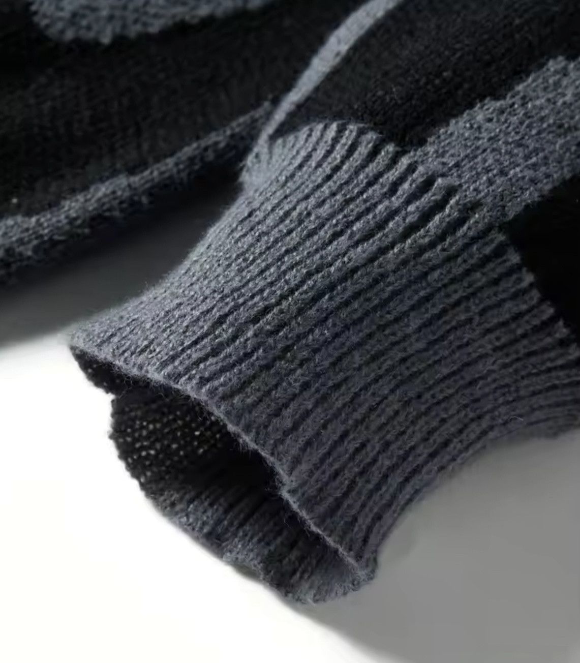 Other Streetwear Vintage Irregular Sweater Jacquard Knitwear Size US L / EU 52-54 / 3 - 5 Thumbnail