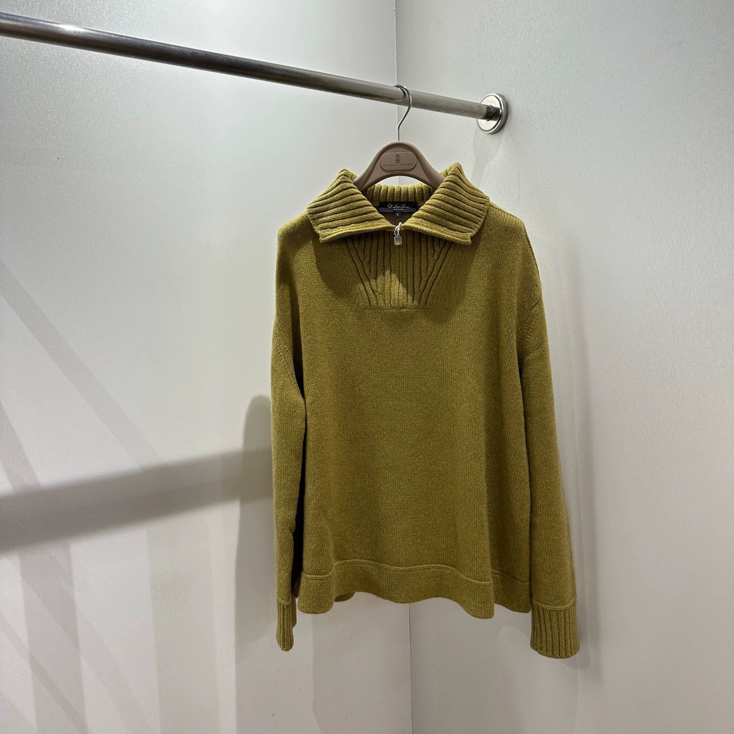 Loro Piana Loro Piana may485 half-zip cashmere sweater L Size L / US 10 / IT 46 - 1 Thumbnail