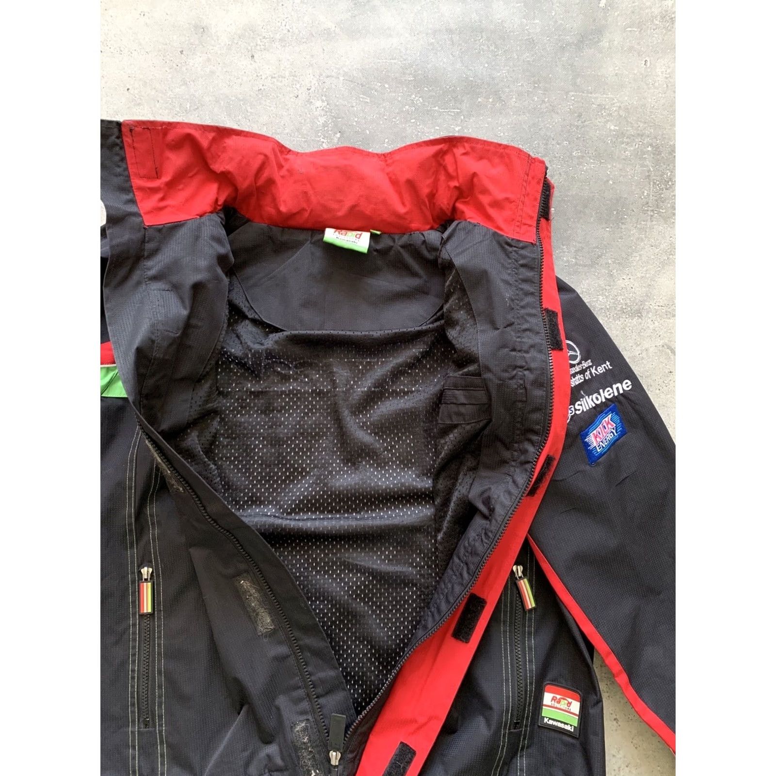 Vintage KAWASAKI Jacket Racing Windbreaker Black Men S Size US S / EU 44-46 / 1 - 5 Thumbnail