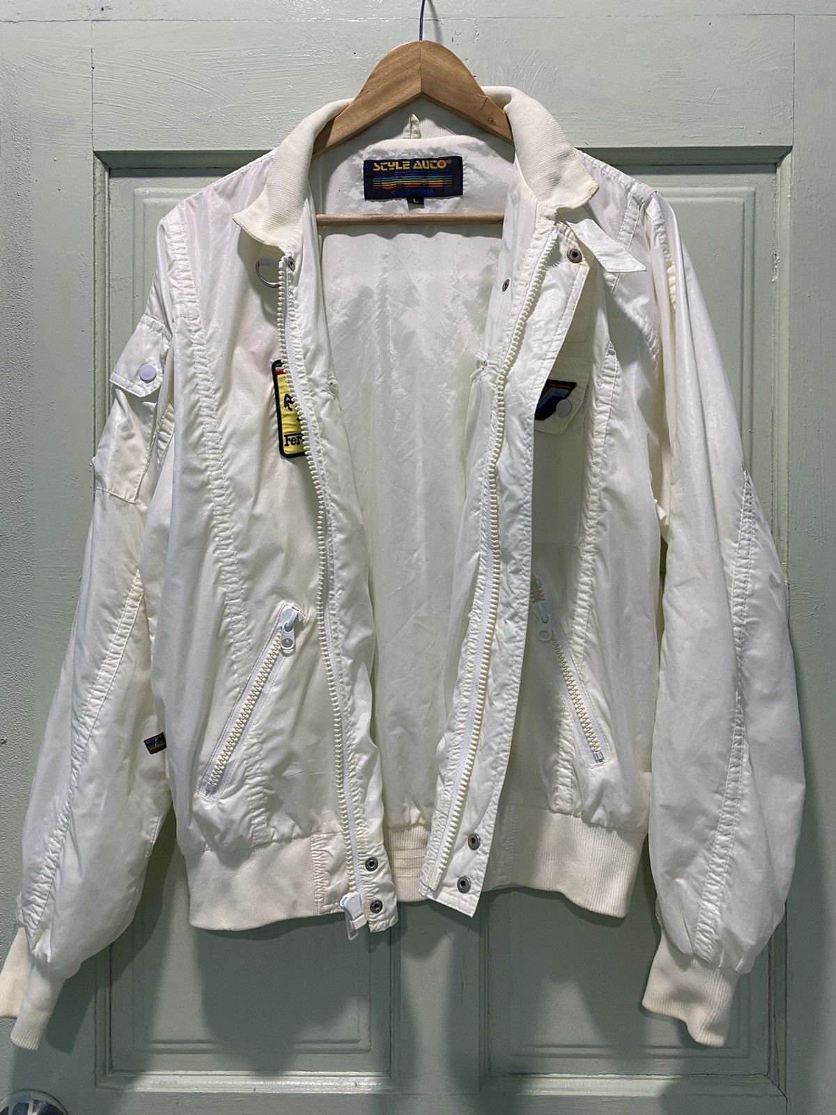 Ferrari Vintage Ferrari Auto California Nylon Lightweight Jacket Size US L / EU 52-54 / 3 - 3 Thumbnail