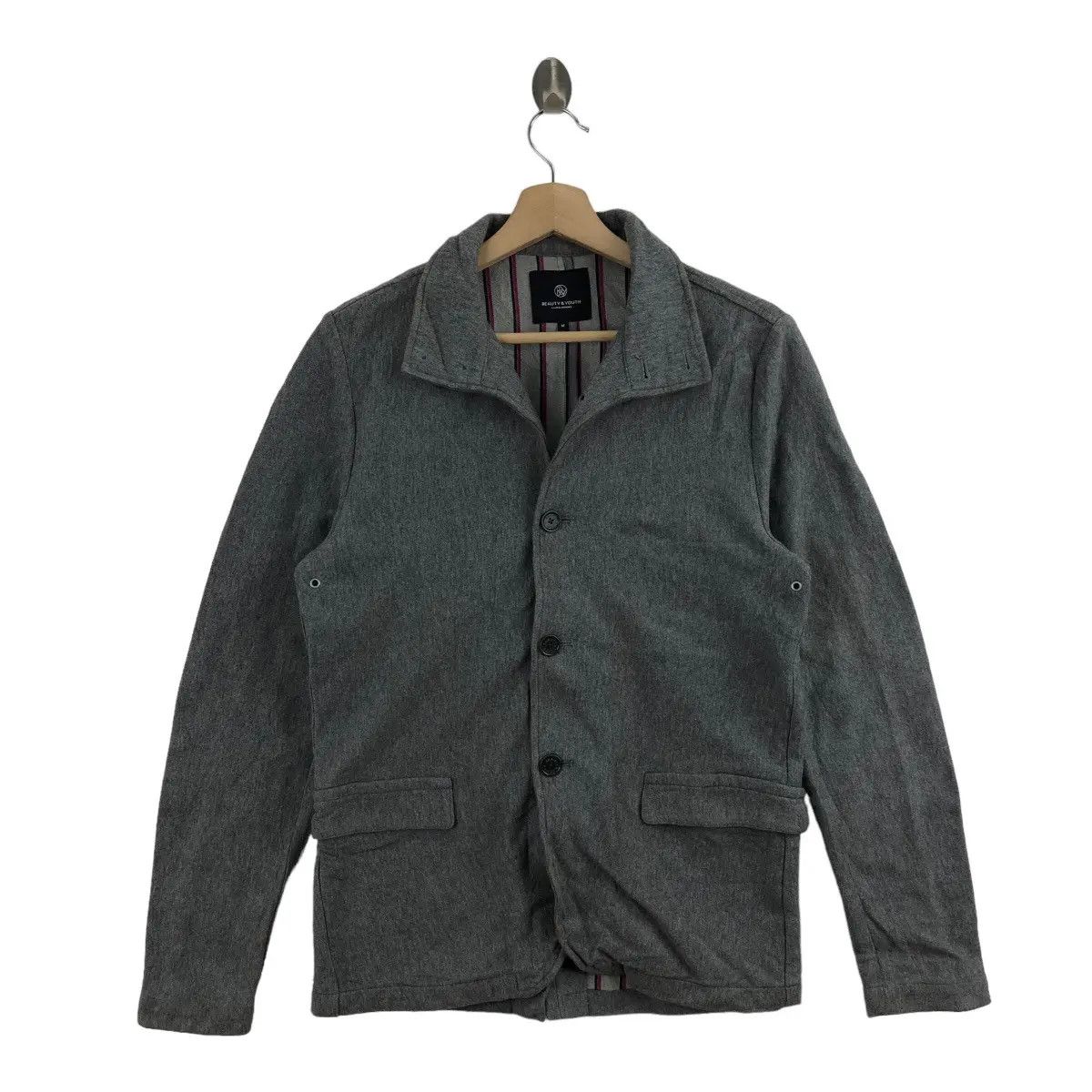 BEAUTY&YOUTH × United Arrows Vtg BEAUTY YOUTH JAPAN United Arrows Gray Tactical Jacket Size M / US 6-8 / IT 42-44 - 1 Thumbnail