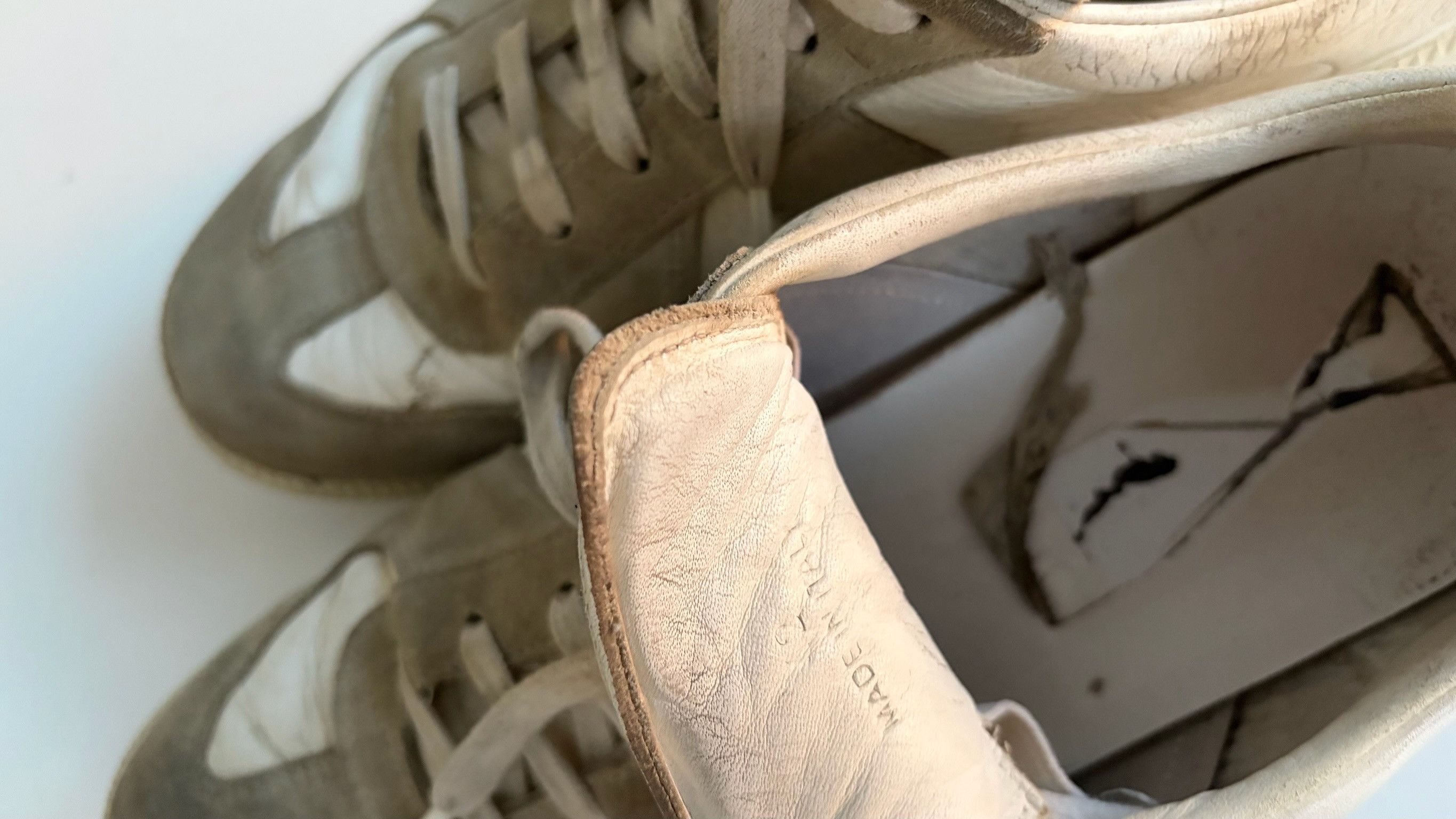 Maison Margiela 2010s Maison Margiela GAT Replica Double White Sneakers Size US 10 / EU 43 - 6 Thumbnail