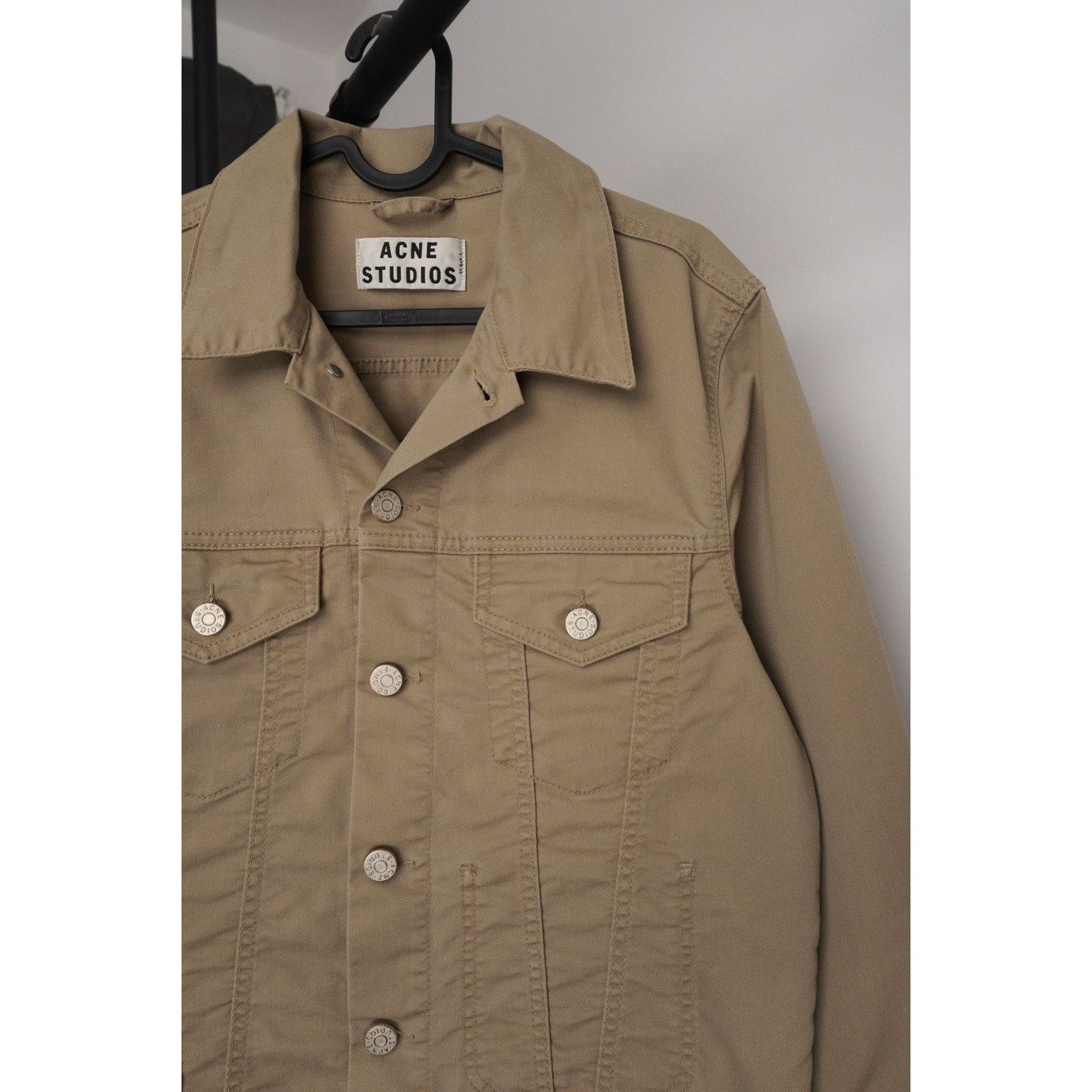 Acne Studios Acne studios beige jam ups denim jacket Size US M / EU 48-50 / 2 - 3 Thumbnail