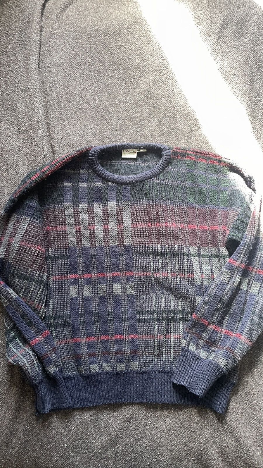Vintage Cable Knit Sweater Size US L / EU 52-54 / 3 - 1 Thumbnail