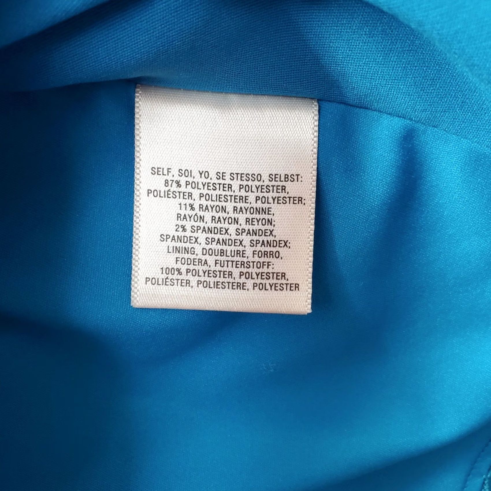Vintage Leifsdottir A-Line Dress Women Size 4 Blue Lined Front Zip Sleeveless Midi Casual Party/Cocktail Vintage No Size S / US 4 / IT 40 - 7 Thumbnail
