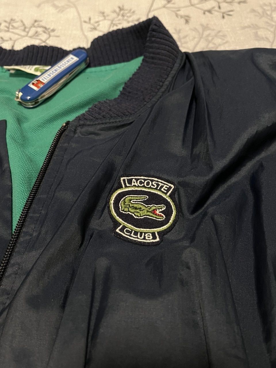 Lacoste Vintage Lacoste Club Light Bomber Jacket Style 90s Size US XL / EU 56 / 4 - 7 Thumbnail