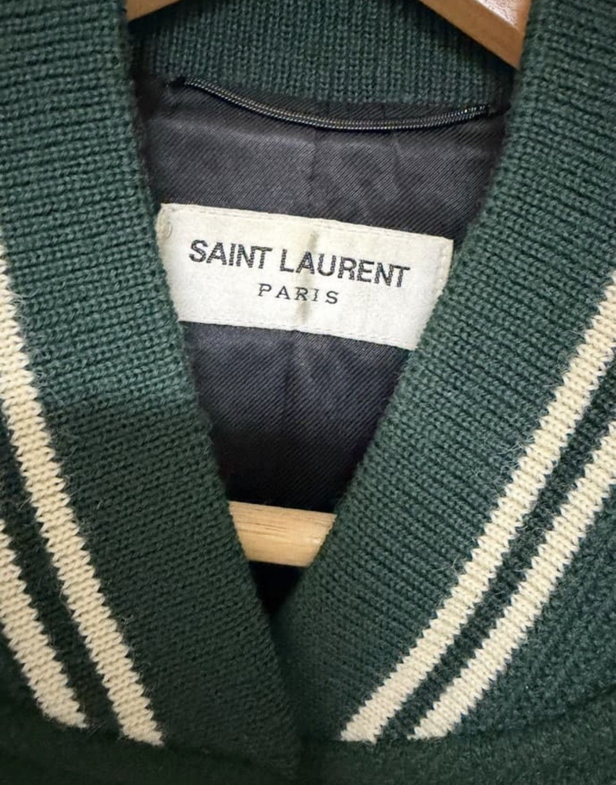 Saint Laurent Paris Saint laurent 16FW wool teddy varsity jacket sz48 Size US M / EU 48-50 / 2 - 4 Thumbnail