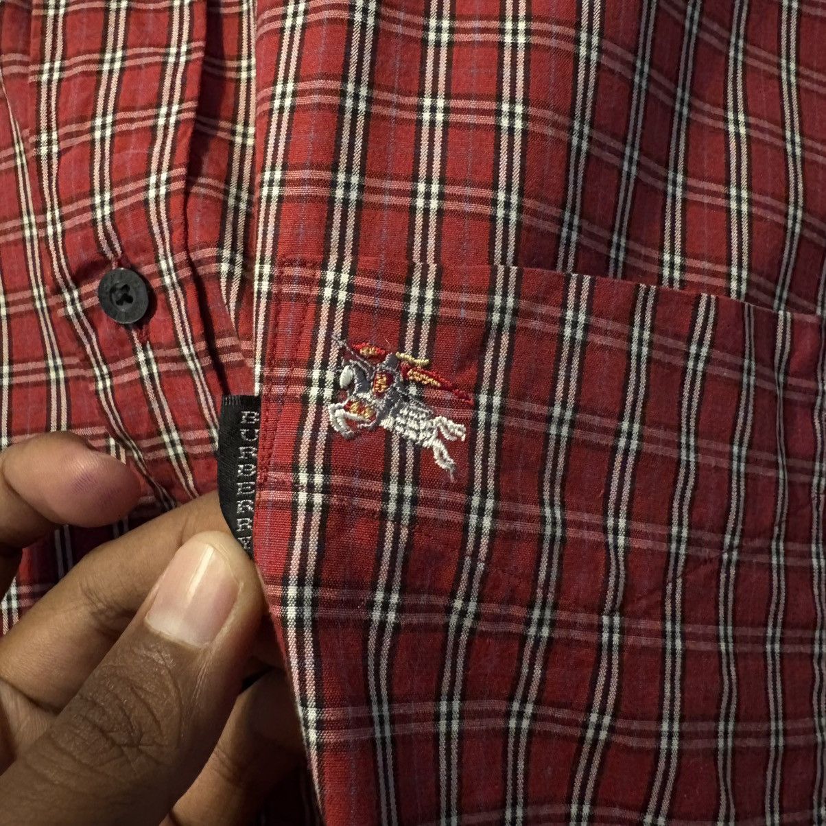 Burberry Burberry Checkered Button Ups With Logo Size US L / EU 52-54 / 3 - 4 Thumbnail