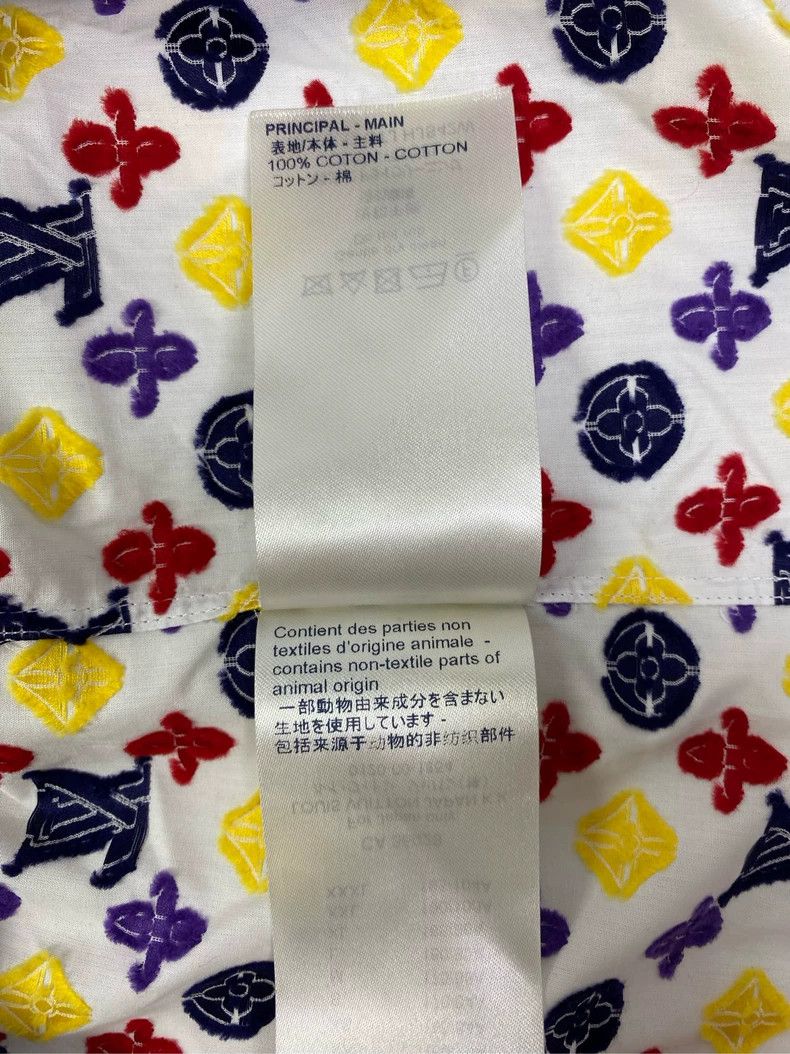 Louis Vuitton Louis Vuitton Full logo short sleeve shirt 2501-Nextarrow Size US M / EU 48-50 / 2 - 5 Thumbnail