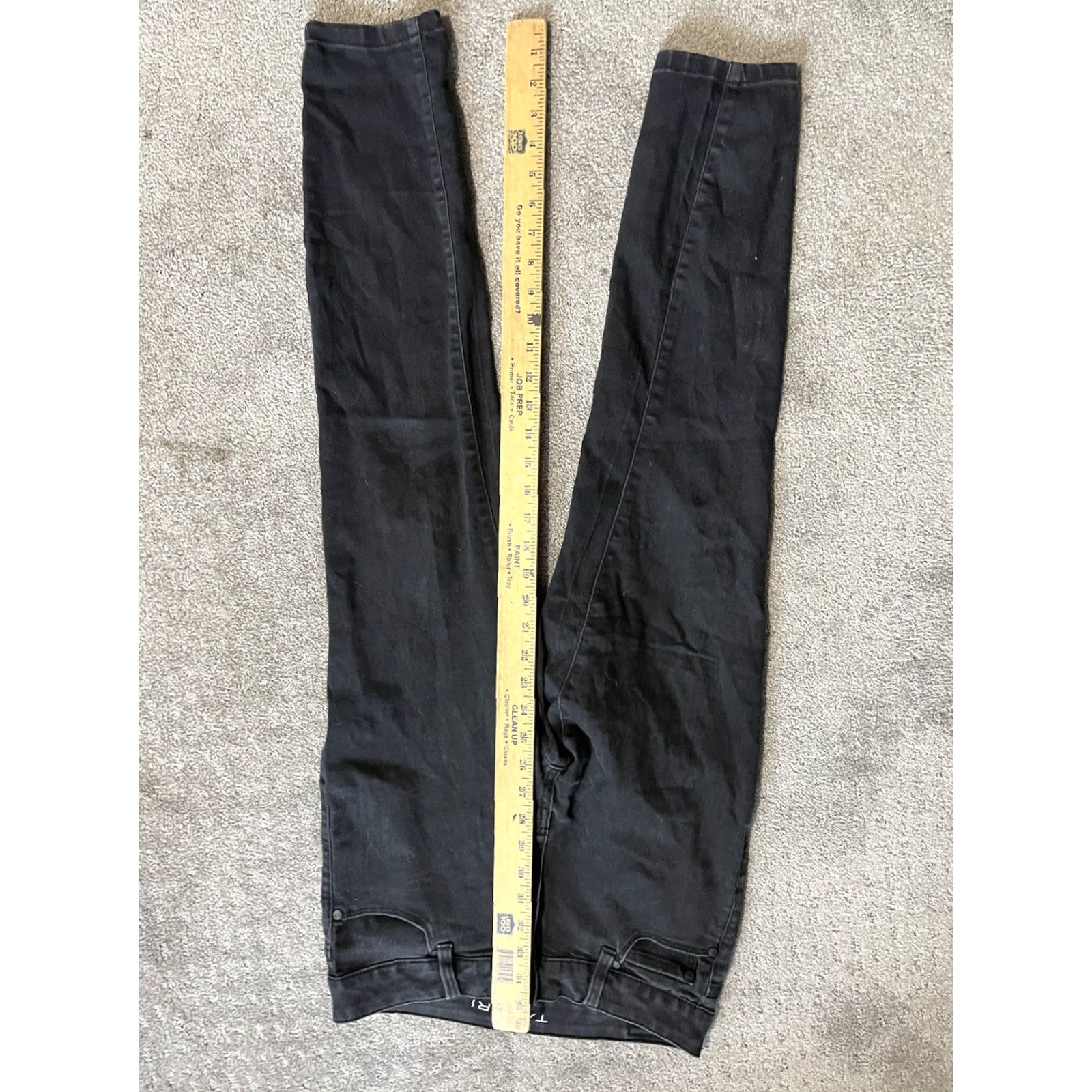 Vintage Tahari Jeans Kelly Classic Skinny Womens 6 Black Denim Mid Rise 5-Pocket Stretch Slimming Button Zip Jeans Branded Tahari Jeans Size 28" / US 6 / IT 42 - 6 Thumbnail