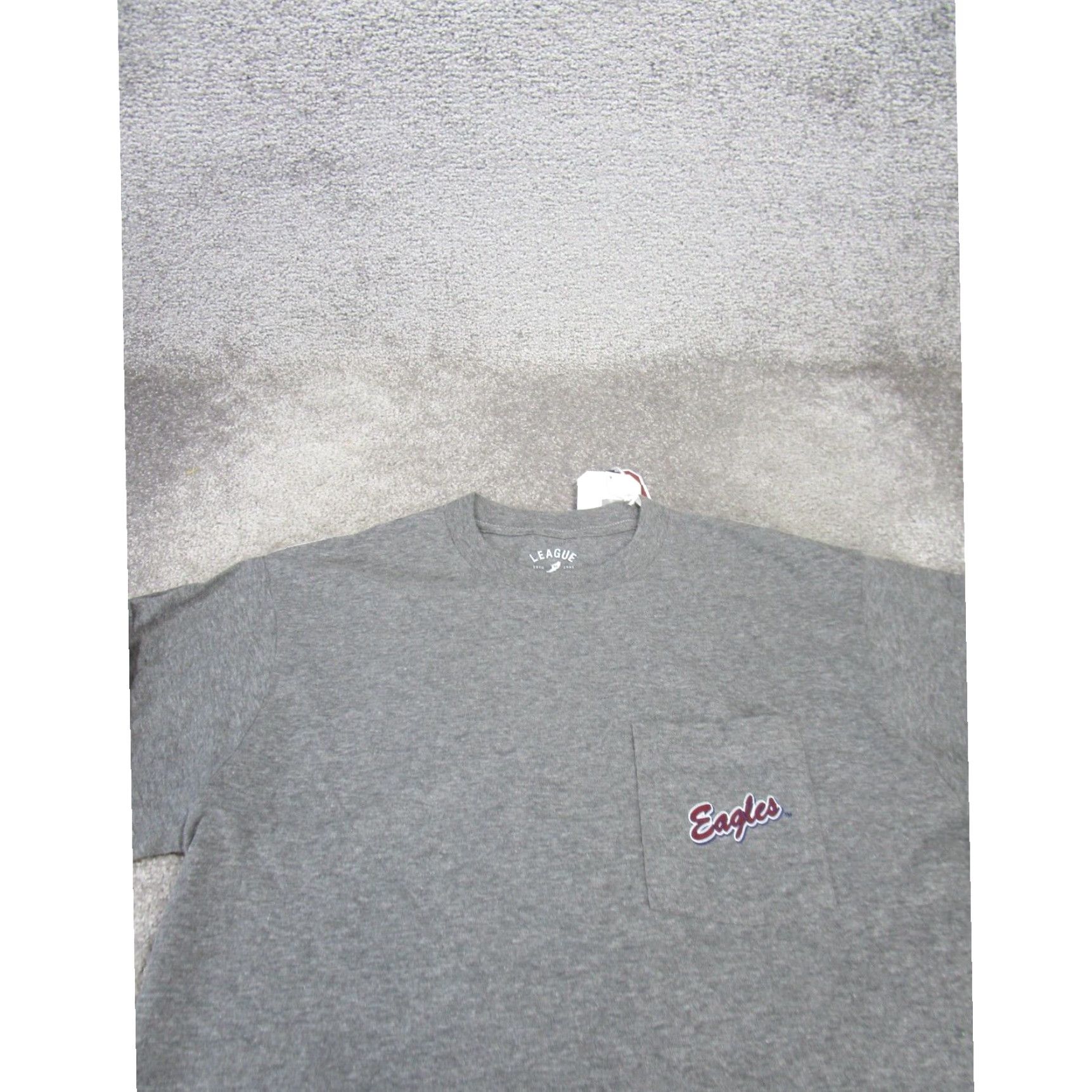 Vintage League Mens Large Gray Long Sleeved Tee Shirt Extra Large XL Size US L / EU 52-54 / 3 - 2 Thumbnail