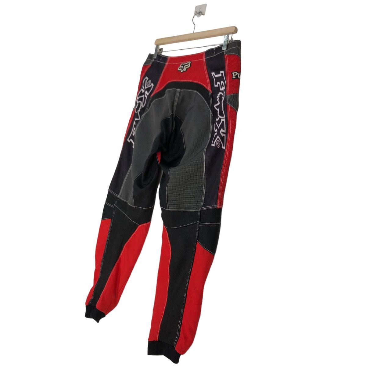 Japanese Brand 🔥Vintage Motor Cross Pants Racing Wear Fox Over Print Size US 34 / EU 50 - 10 Thumbnail