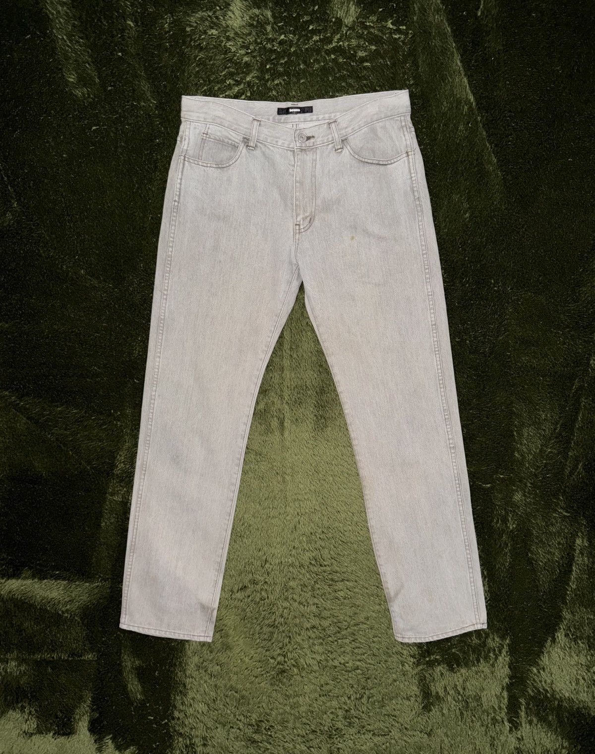 Beams Japan [L] BEAMS Japan Straight Fit Vintage Wash Denim Pants Grey Size US 32 / EU 48 - 1 Thumbnail