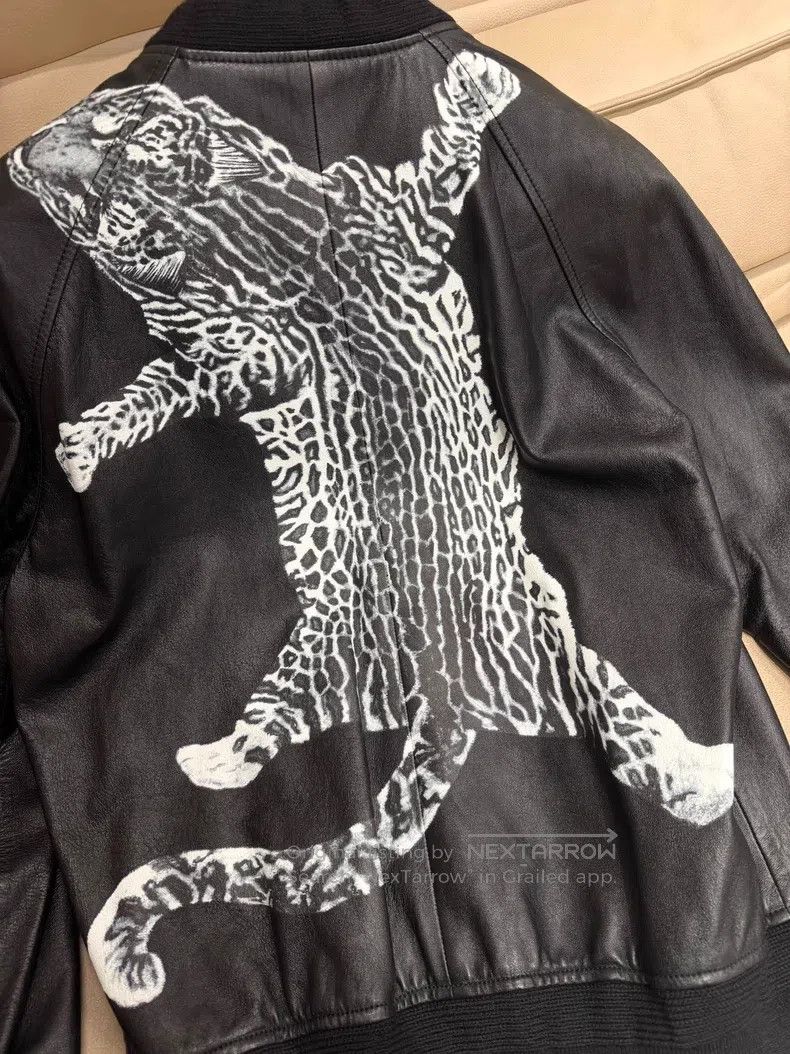 Saint Laurent Paris Saint Laurent Paris Leopard Print Sheepskin Jacket Size US M / EU 48-50 / 2 - 4 Thumbnail