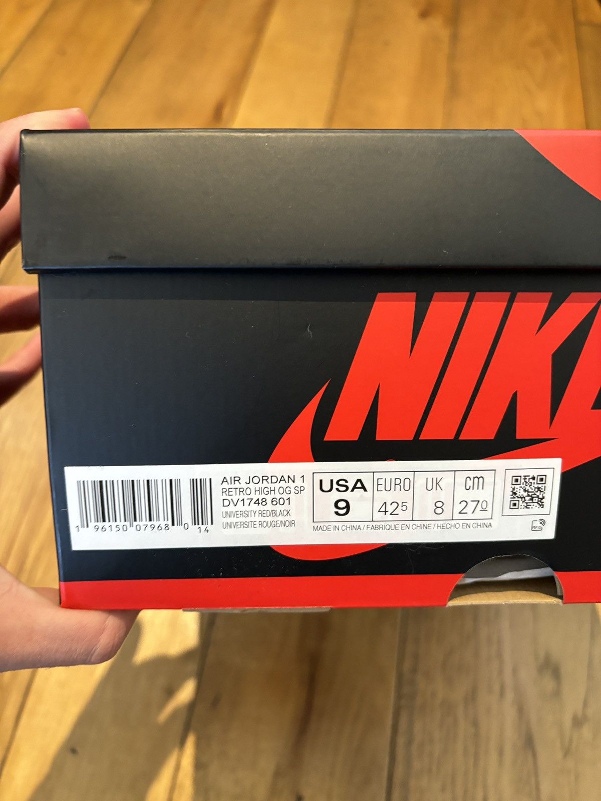 Jordan Brand × Nike Jordan 1 High Spider-Man Across the Spider-Verse Size US 9 / EU 42 - 11 Thumbnail