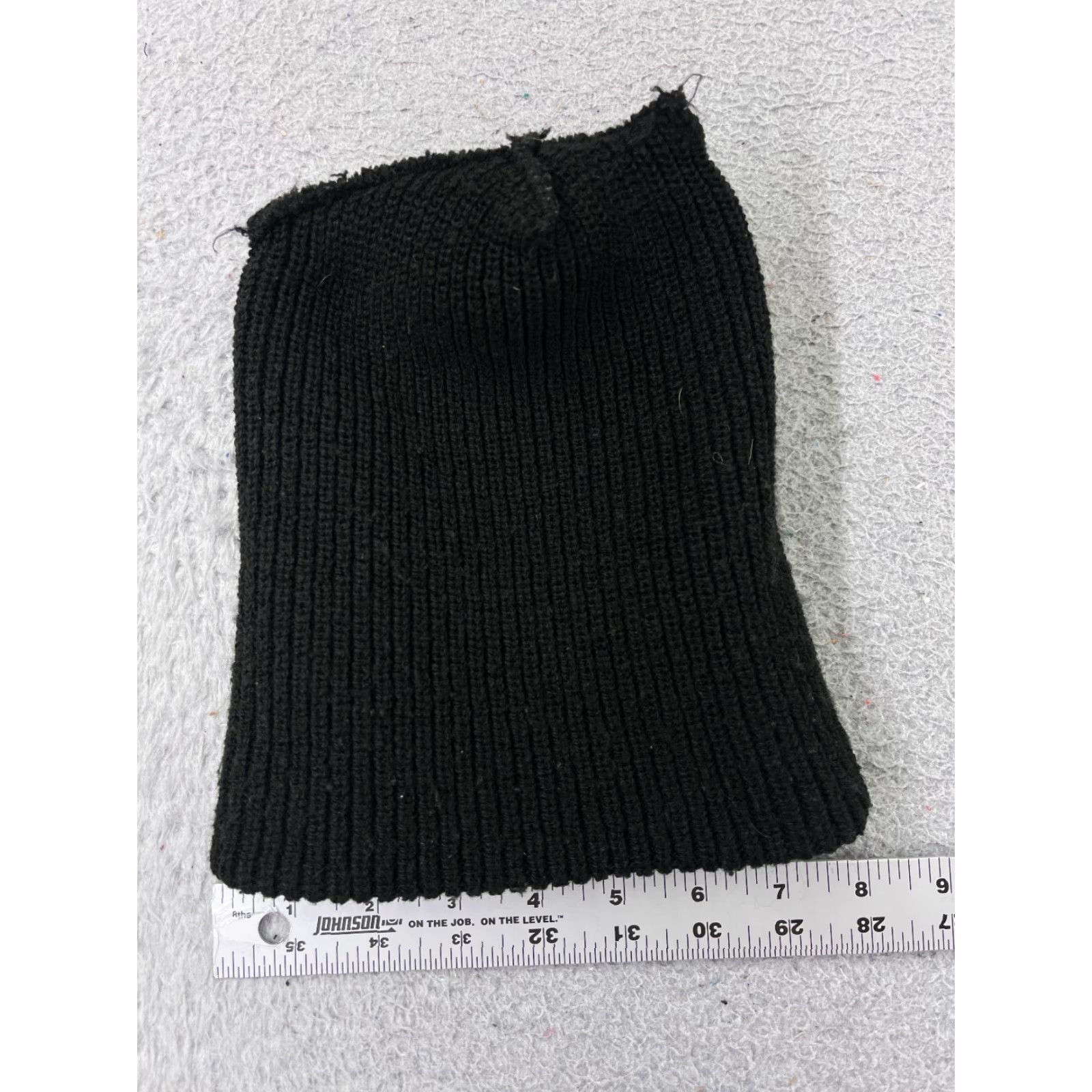 Vintage Black Knit Beanie Toque Adjustable One Size Unisex Outdoor Ski Hat Size ONE SIZE - 4 Thumbnail