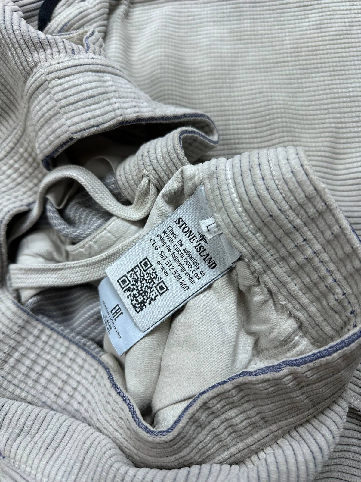 Stone Island Vintage Stone Island Corduroy Big Logo Pants L Size US 34 / EU 50 - 10 Thumbnail