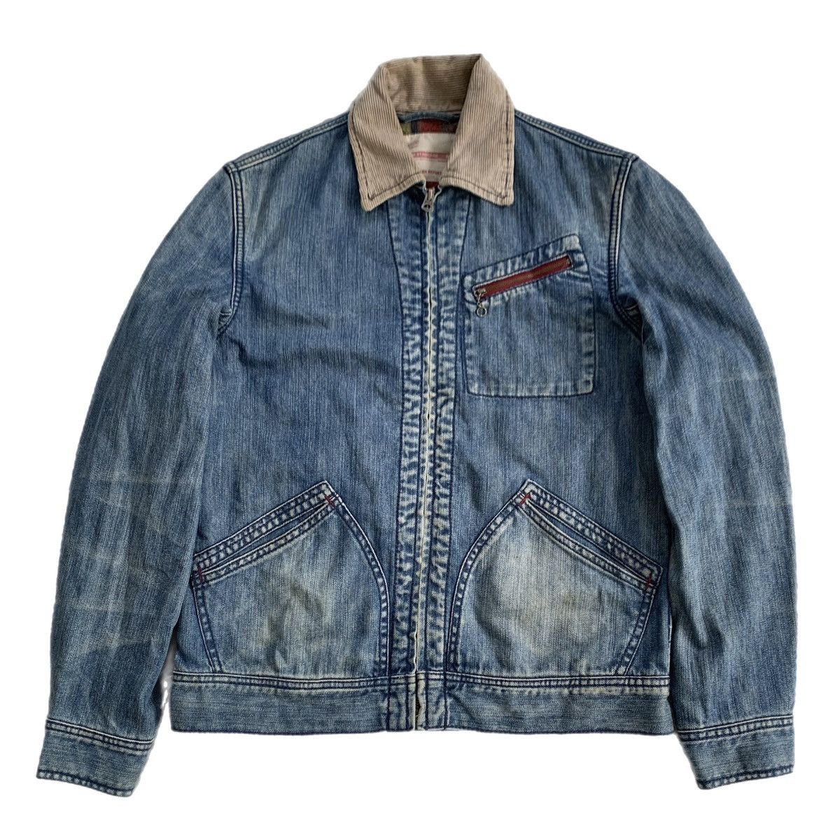 Japanese Brand Vintage Flash Report Denim Jacket Blanket Inner Size US M / EU 48-50 / 2 - 1 Thumbnail