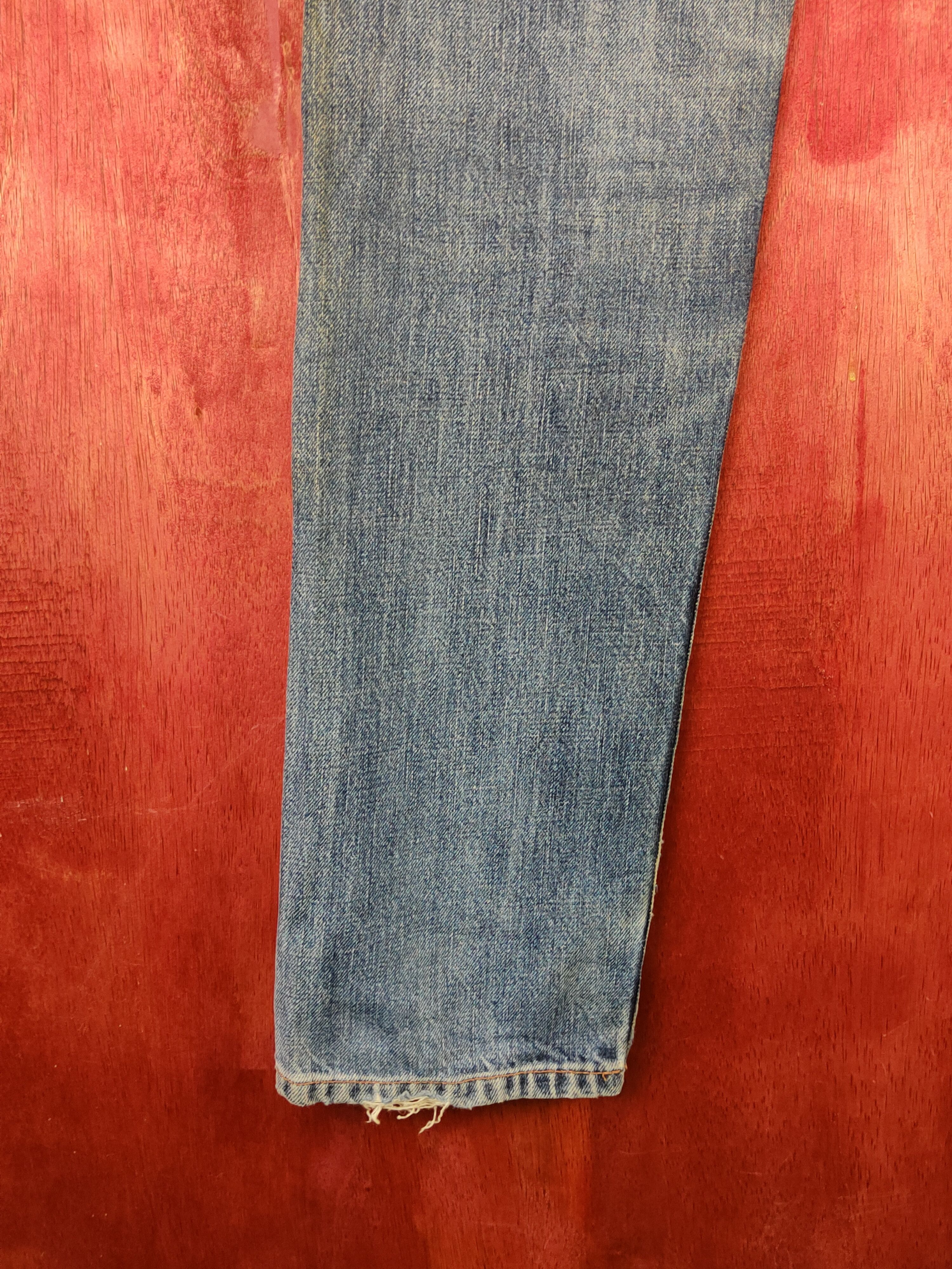 Japanese Brand Stooge&co Blue Distressed Ripped Jeans #S2218 Size US 29 - 10 Thumbnail