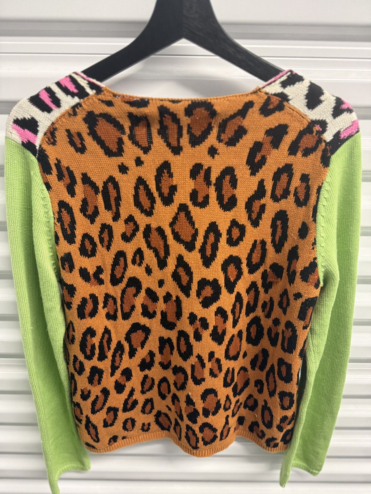 Comme des Garcons AD2017 Comme Des Garcons Leopard Sweater Size US S / EU 44-46 / 1 - 4 Thumbnail
