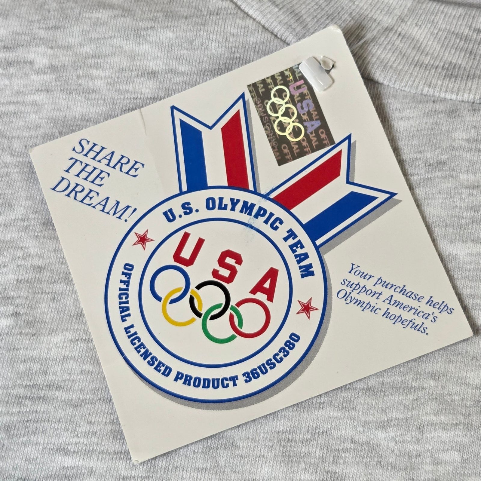 Hanes Coca Cola 1996 Olympic Games Tee USA Hanes L Size US L / EU 52-54 / 3 - 7 Thumbnail