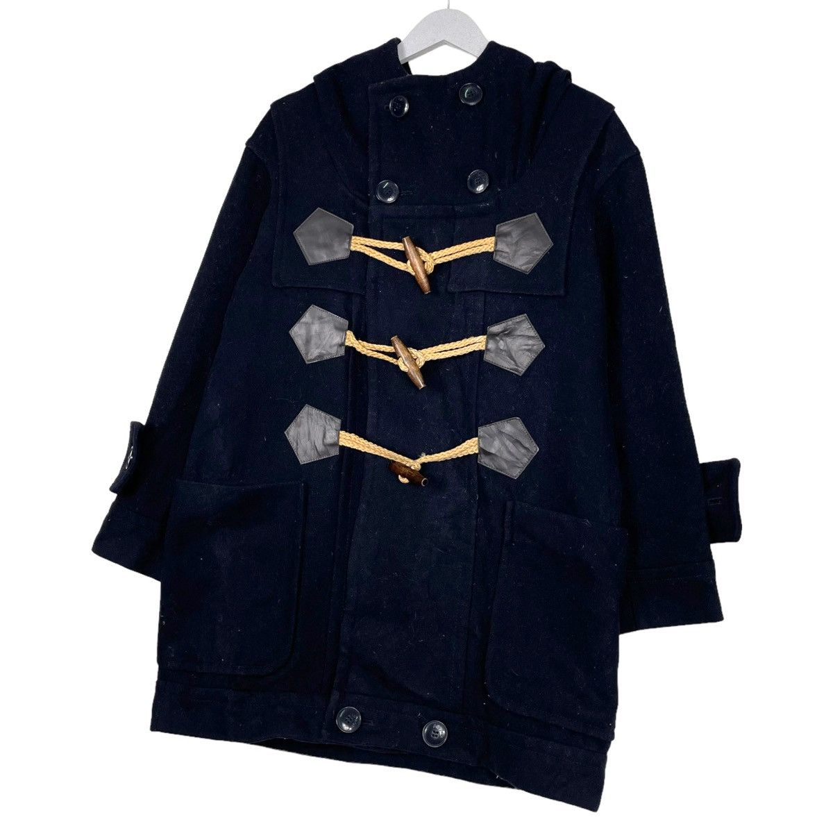 Issey Miyake 💥NENET BY ISSEY MIYAKE DUFFLE COAT JACKET Size US L / EU 52-54 / 3 - 2 Thumbnail