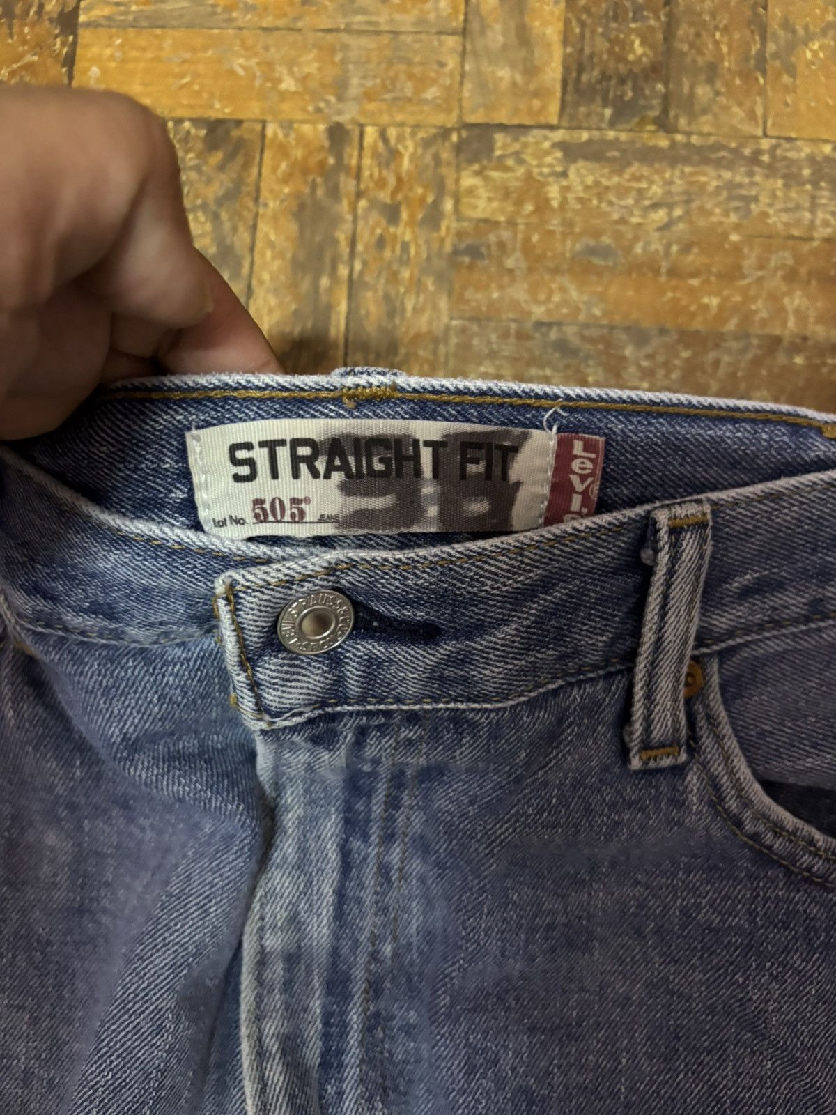 Jean × Levi's × Vintage Vintage Levis 505 Regular Fit Men Jeans (Size 38) Size US 38 / EU 54 - 7 Thumbnail