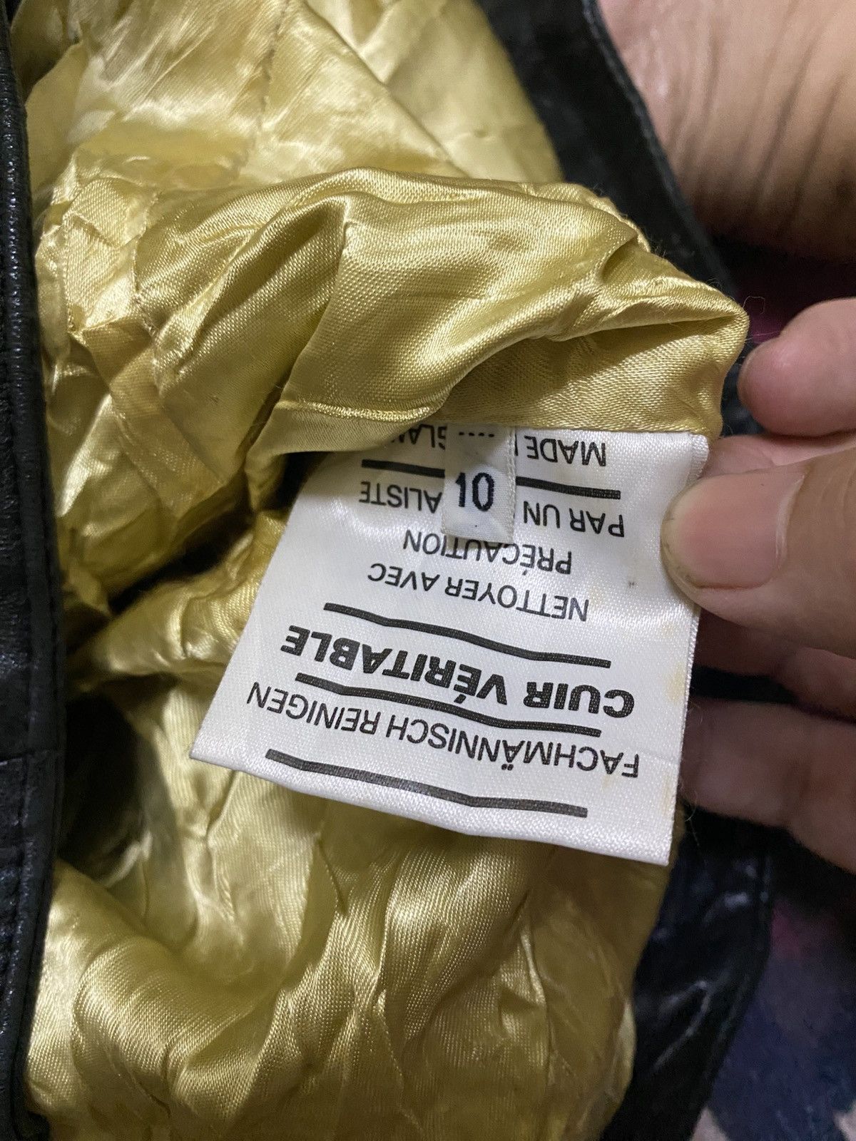 Unknown London UNKNOWN LONDON LEATHER JACKET RIRI ZIPPER Size M / US 6-8 / IT 42-44 - 7 Thumbnail