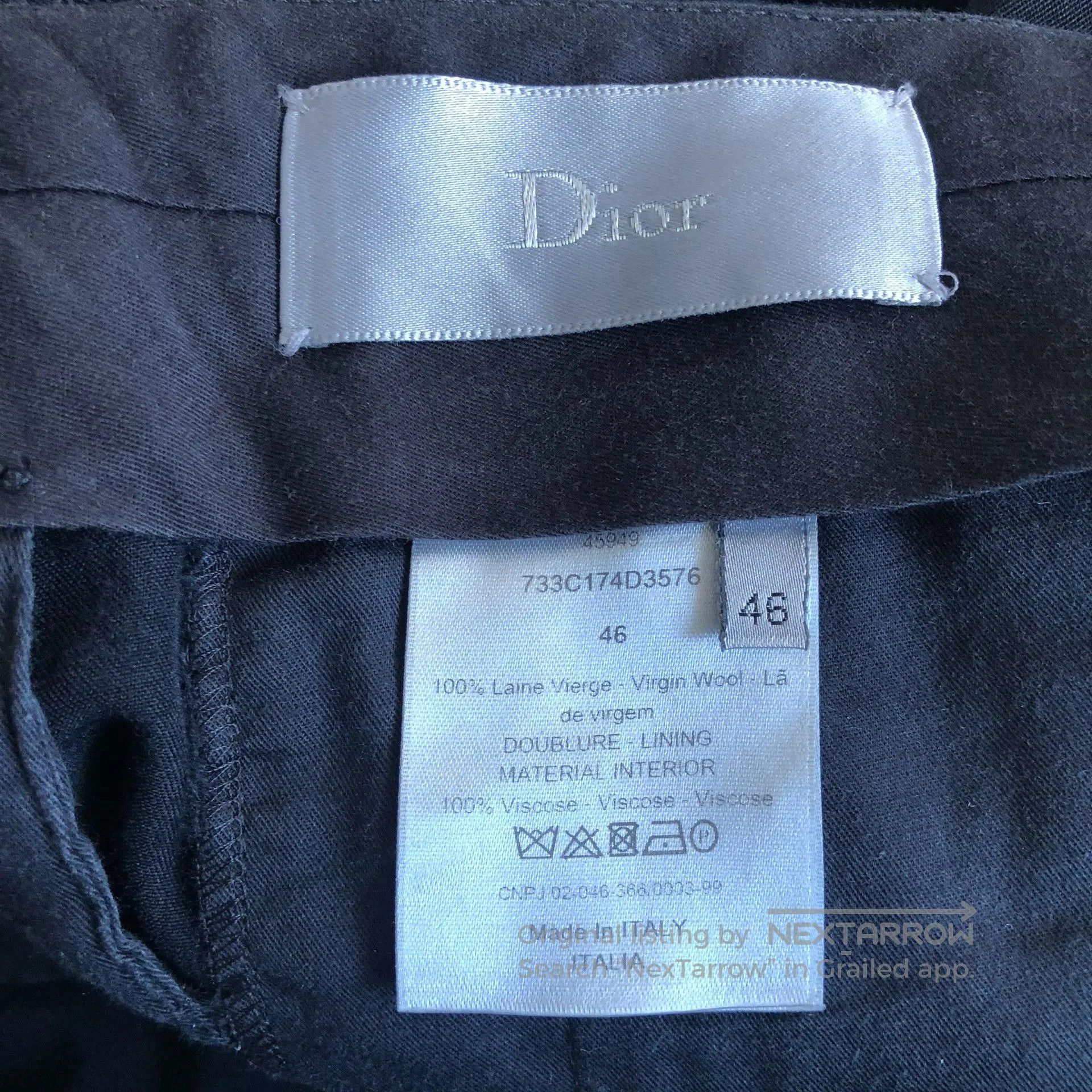 Dior Dior Homme Double Zip Wool Trousers. Size US 30 / EU 46 - 5 Thumbnail